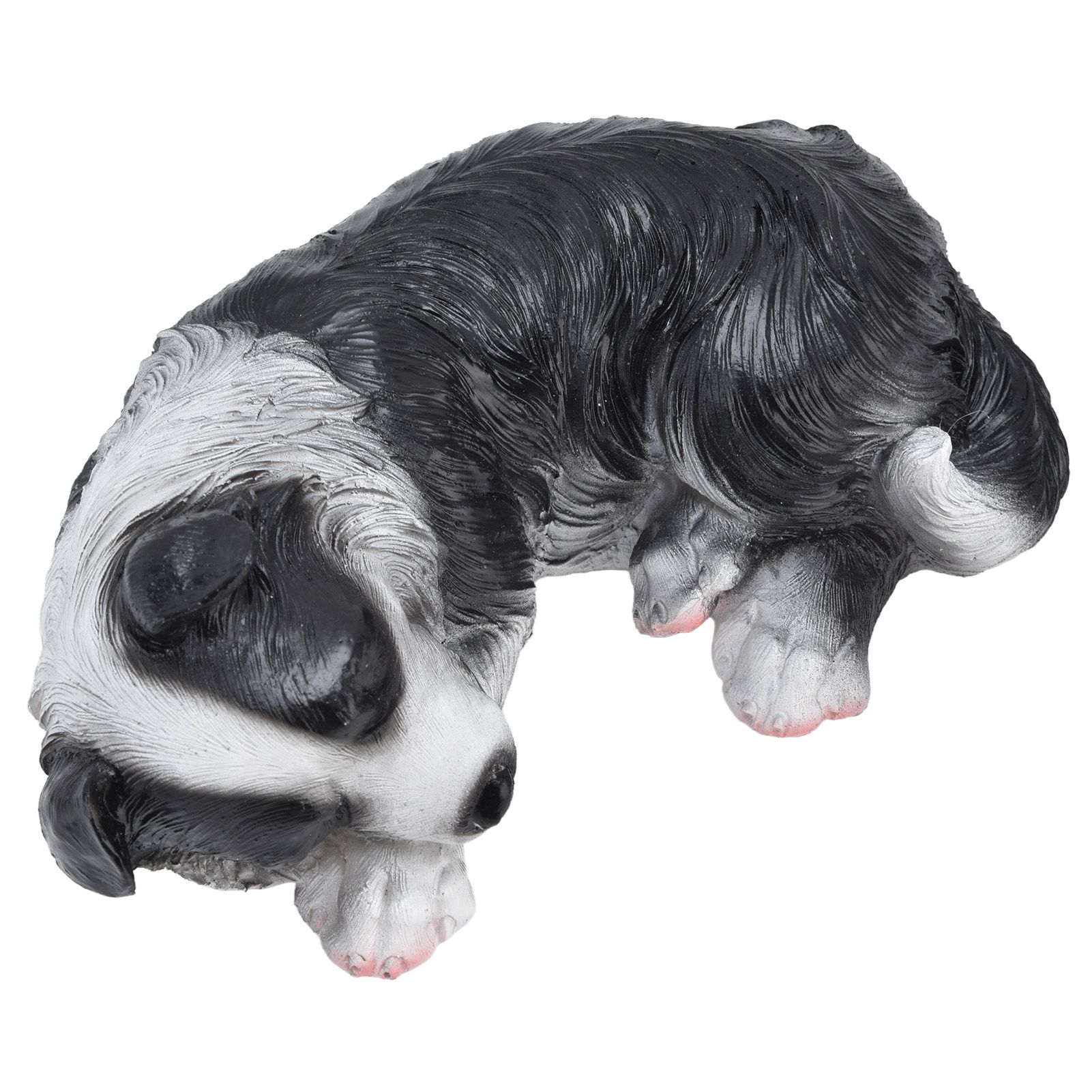 Dog Ornament Textured Exquisite Vivid Real Cute Dog Statue for Garden Lawn view 7