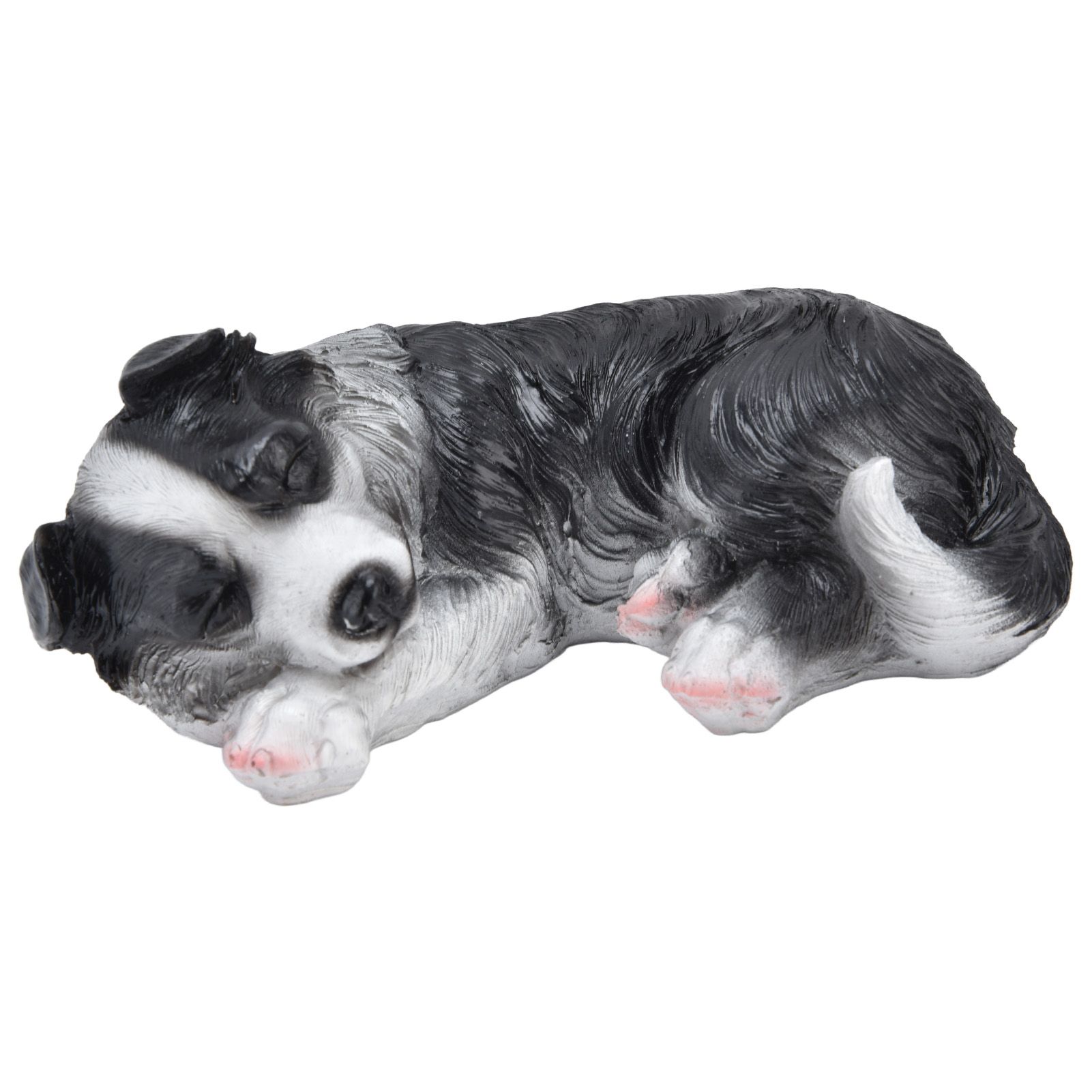 Dog Ornament Textured Exquisite Vivid Real Cute Dog Statue for Garden Lawn view 8
