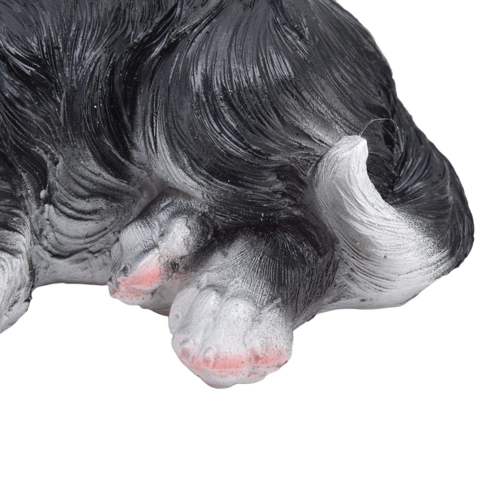 Dog Ornament Textured Exquisite Vivid Real Cute Dog Statue for Garden Lawn view 14