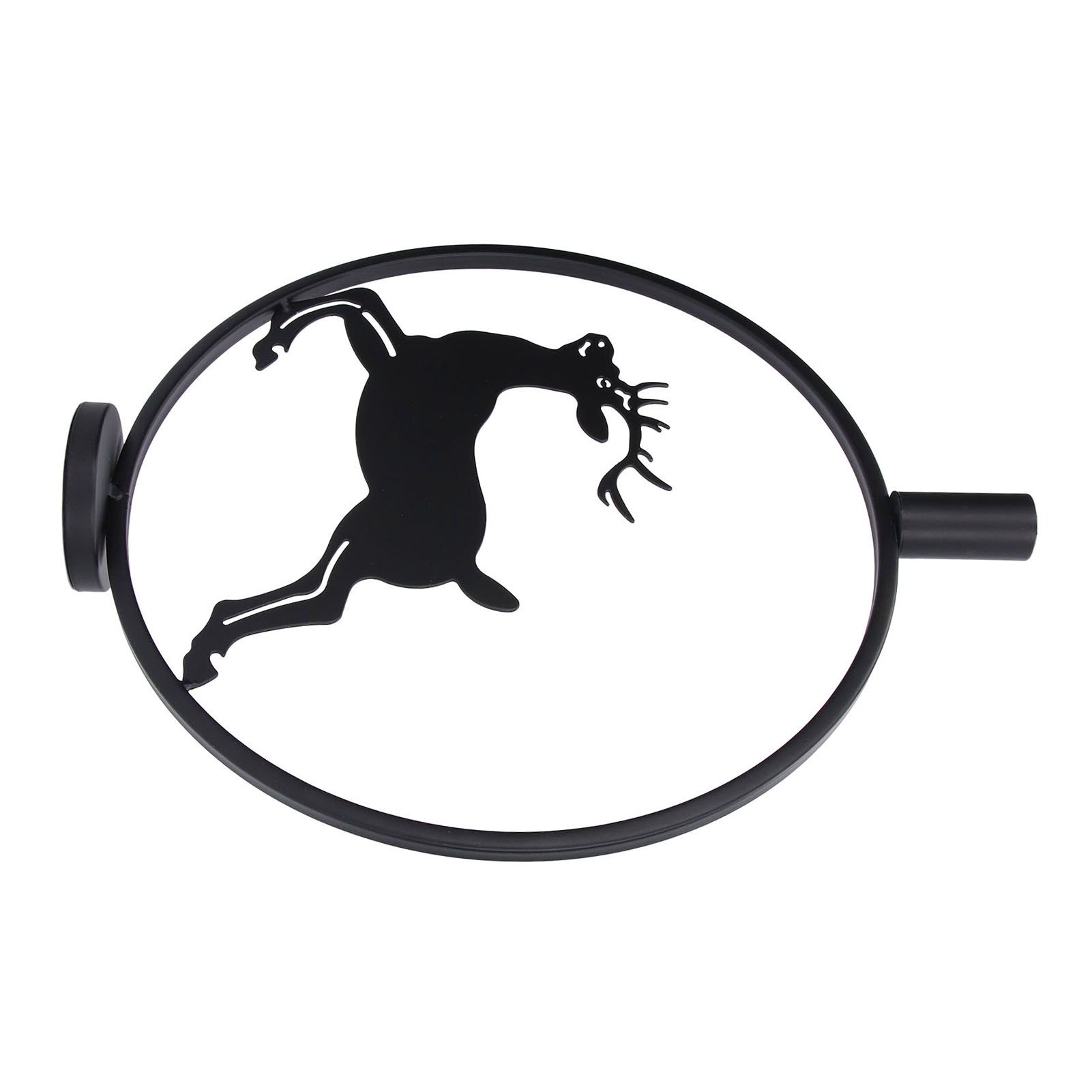 Deer Candle Holder Black European Style Tealight Holder Wall Decoration for view 13
