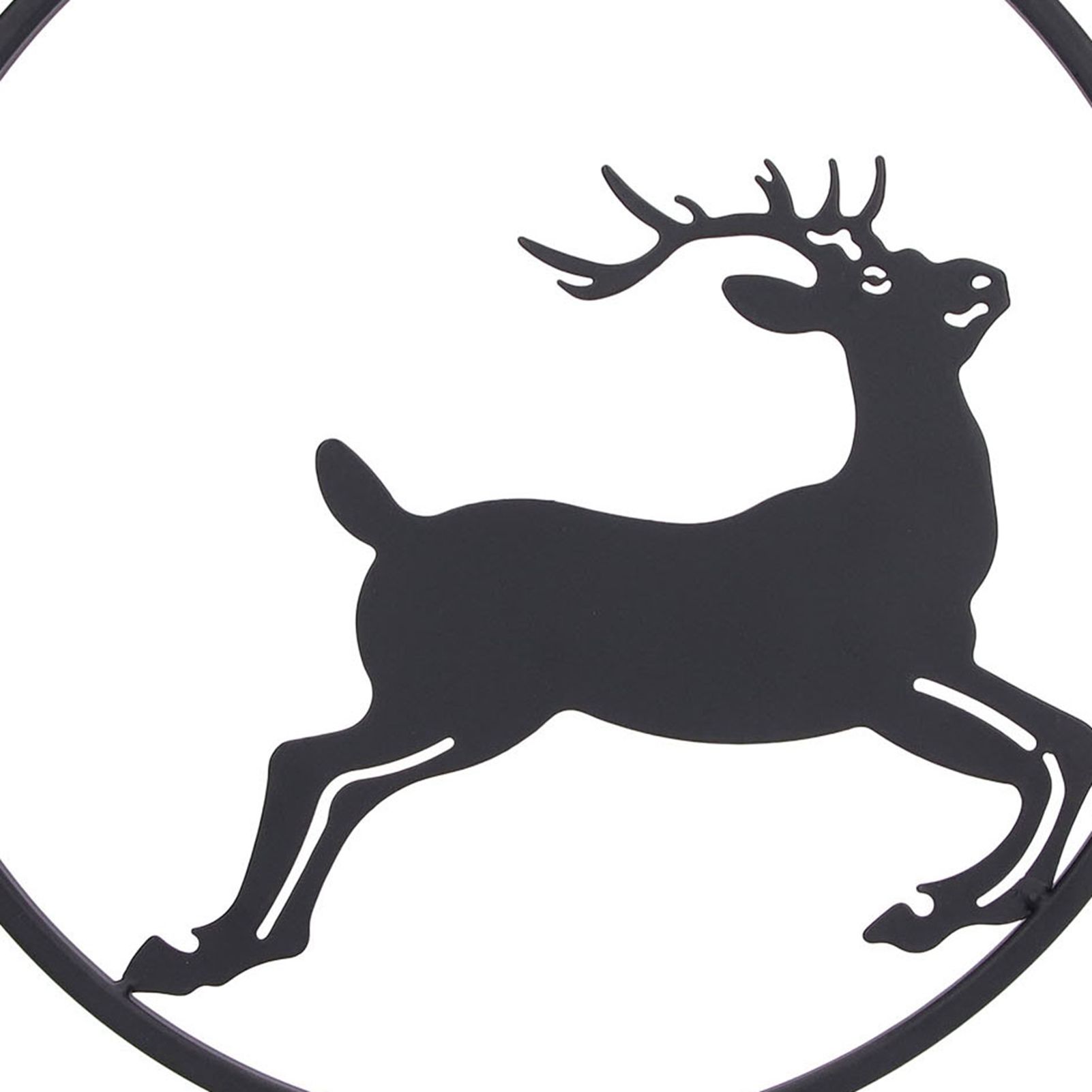 Deer Candle Holder Black European Style Tealight Holder Wall Decoration for view 14