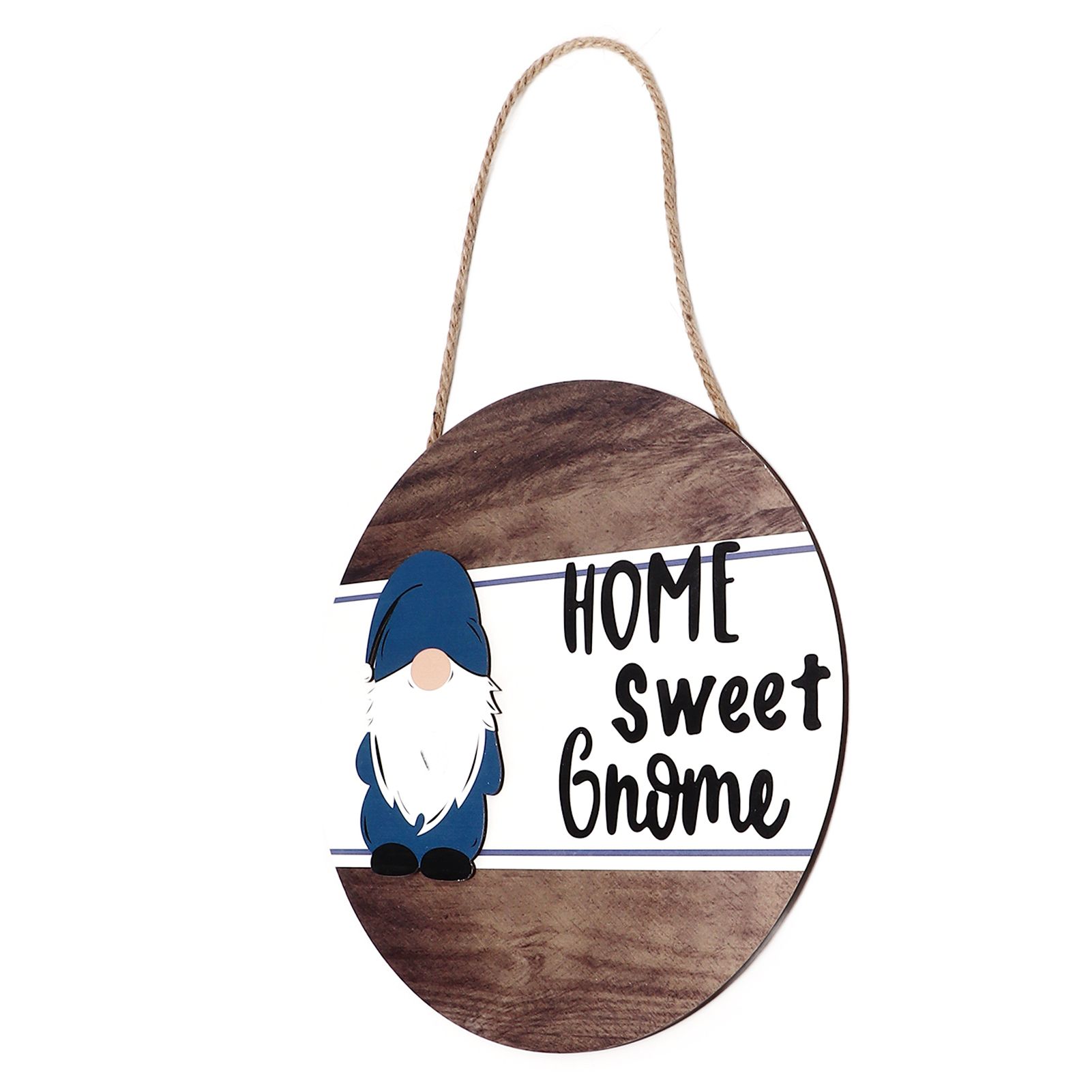 Welcome Door Sign Decor Round Wood Pendant Welcome Sign for Outdoor Window view 8