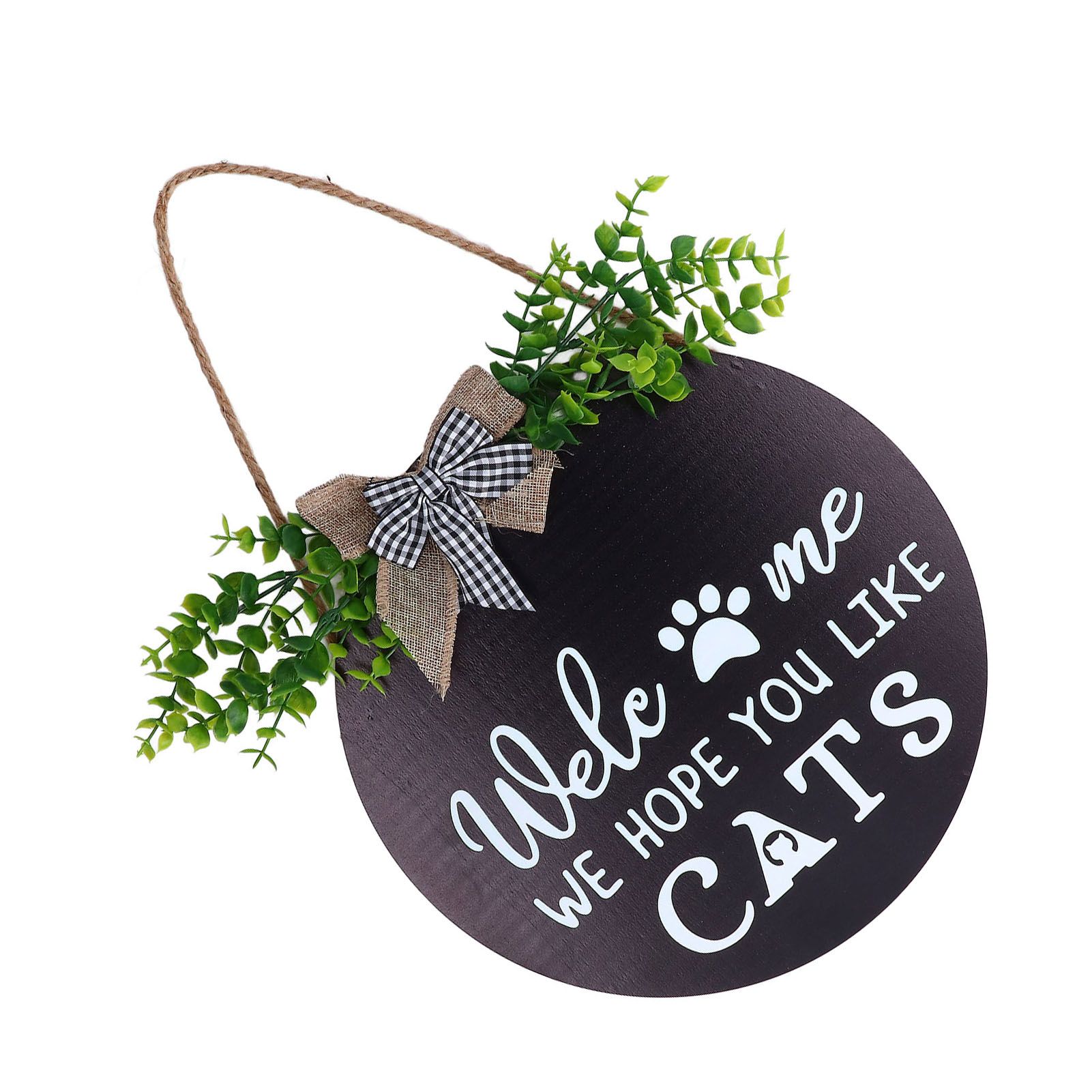 Rustic Welcome Wreath Sign Lovely Farmhouse Front Porch Decoration for Home view 10