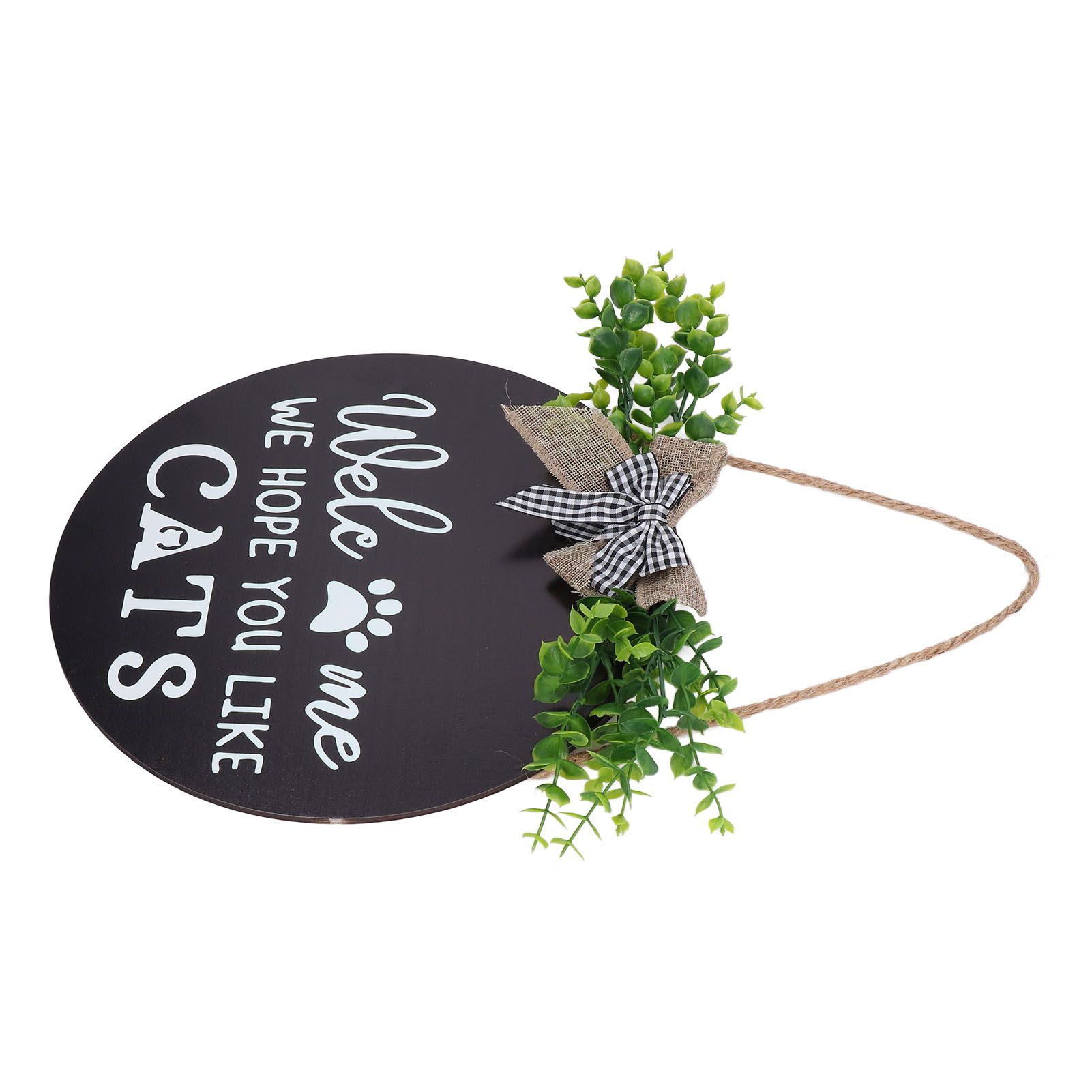 Rustic Welcome Wreath Sign Lovely Farmhouse Front Porch Decoration for Home view 11