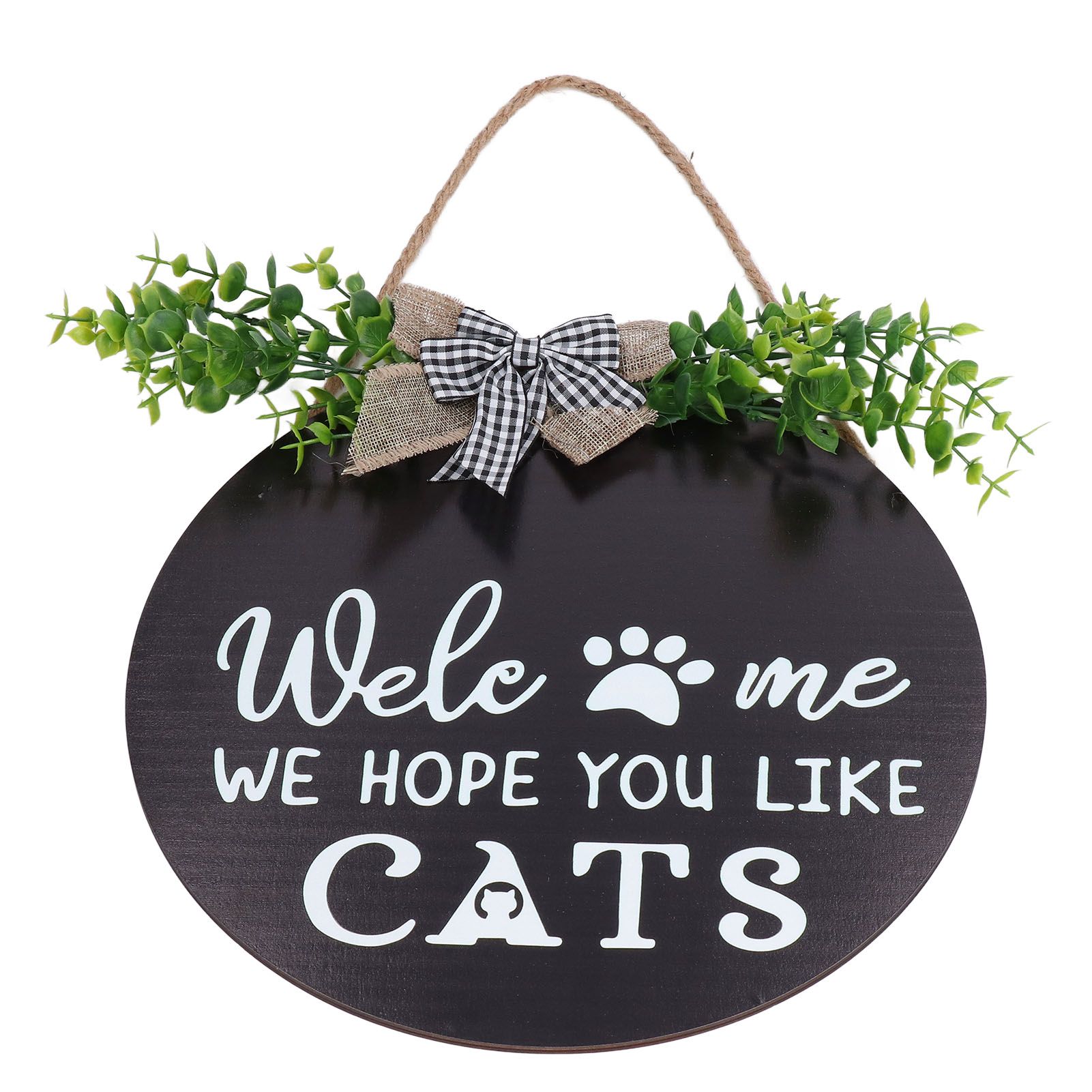 Rustic Welcome Wreath Sign Lovely Farmhouse Front Porch Decoration for Home view 15