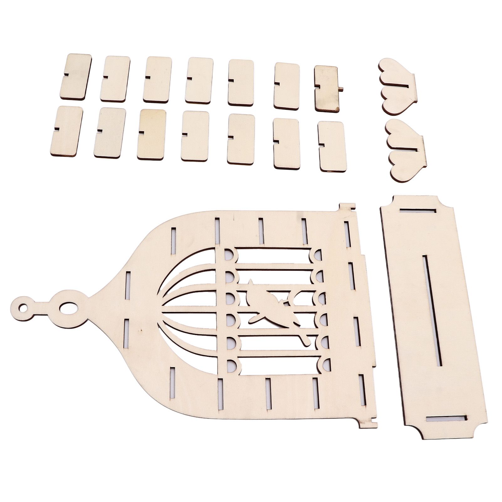 Wooden Chocolate Display Stand Bird Cage Style Dessert Display Shelves view 10