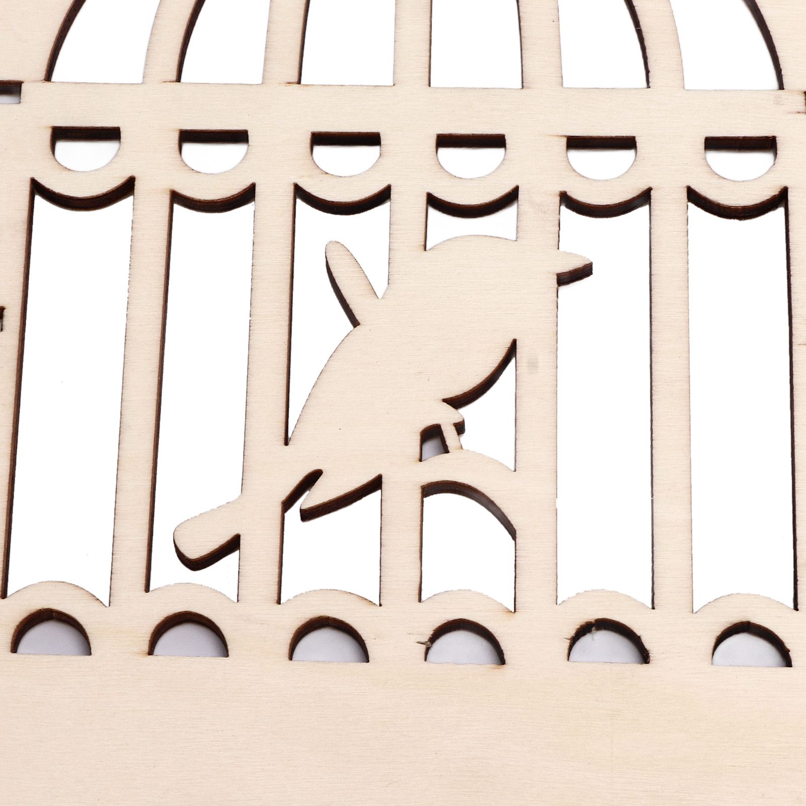 Wooden Chocolate Display Stand Bird Cage Style Dessert Display Shelves view 14