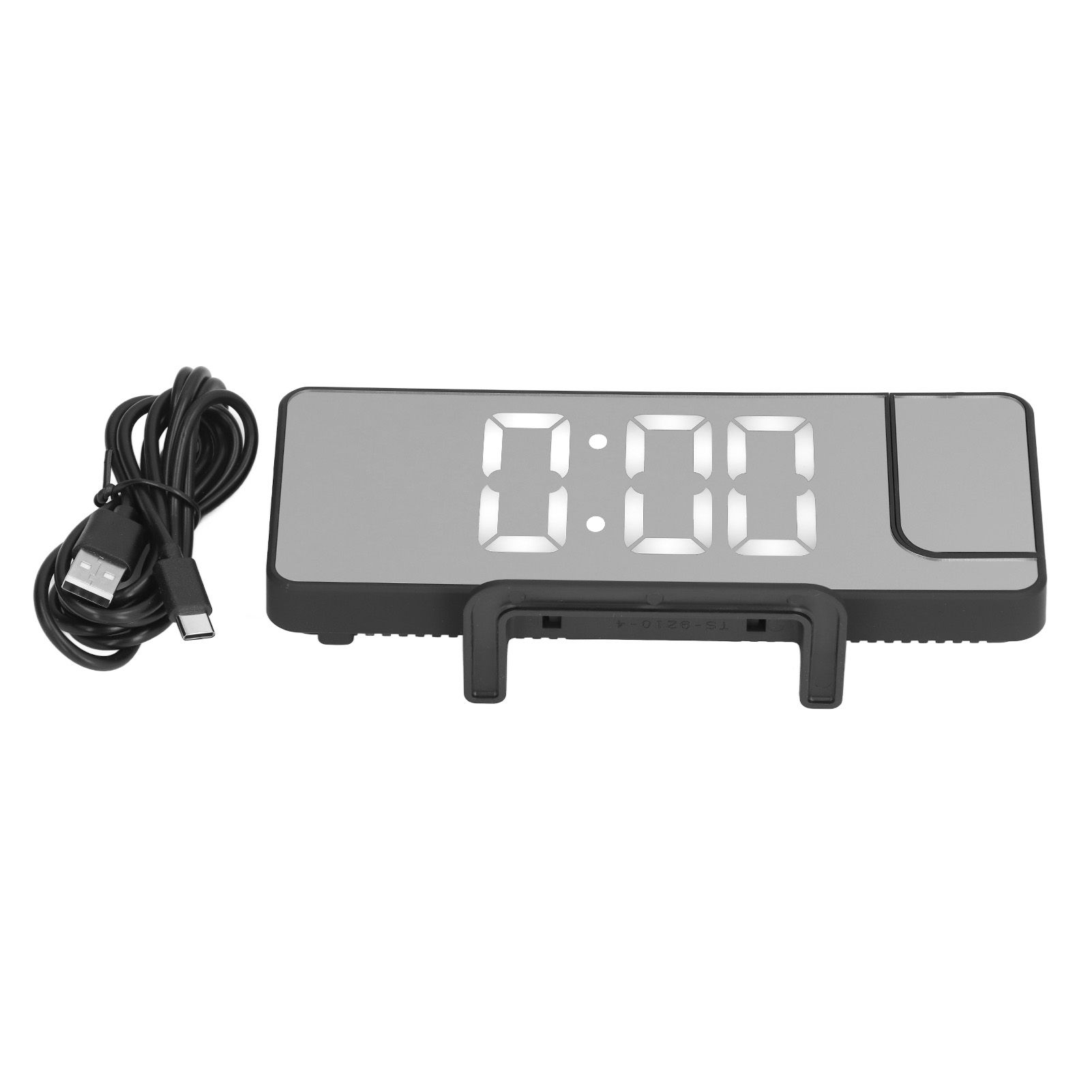 Projection Alarm Clock LED Digital Mirror Alarm Clock Rechargeable 6 Gear view 2