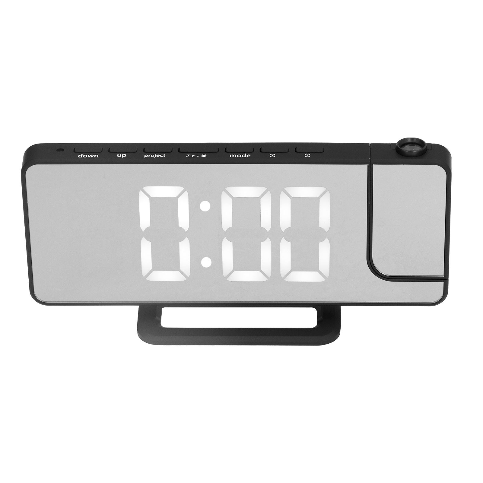 Projection Alarm Clock LED Digital Mirror Alarm Clock Rechargeable 6 Gear view 6
