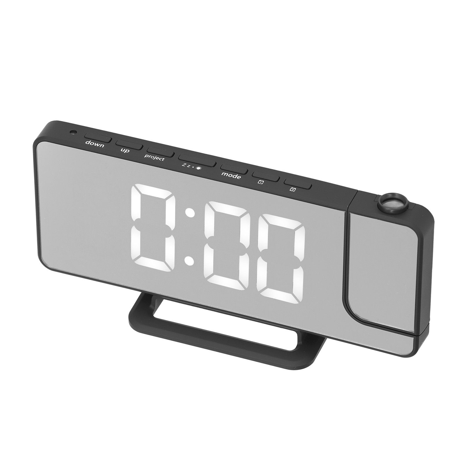 Projection Alarm Clock LED Digital Mirror Alarm Clock Rechargeable 6 Gear view 8