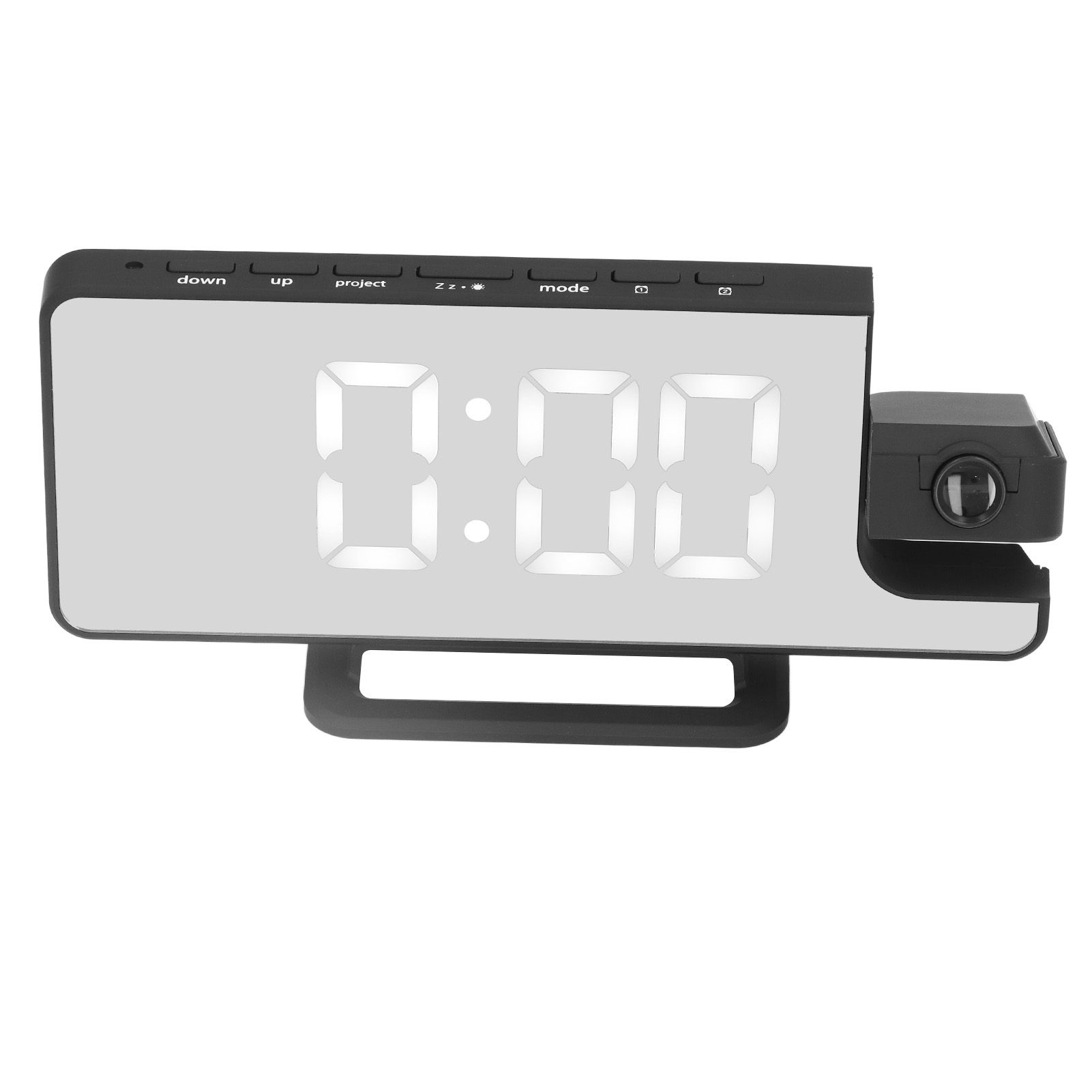 Projection Alarm Clock LED Digital Mirror Alarm Clock Rechargeable 6 Gear view 9