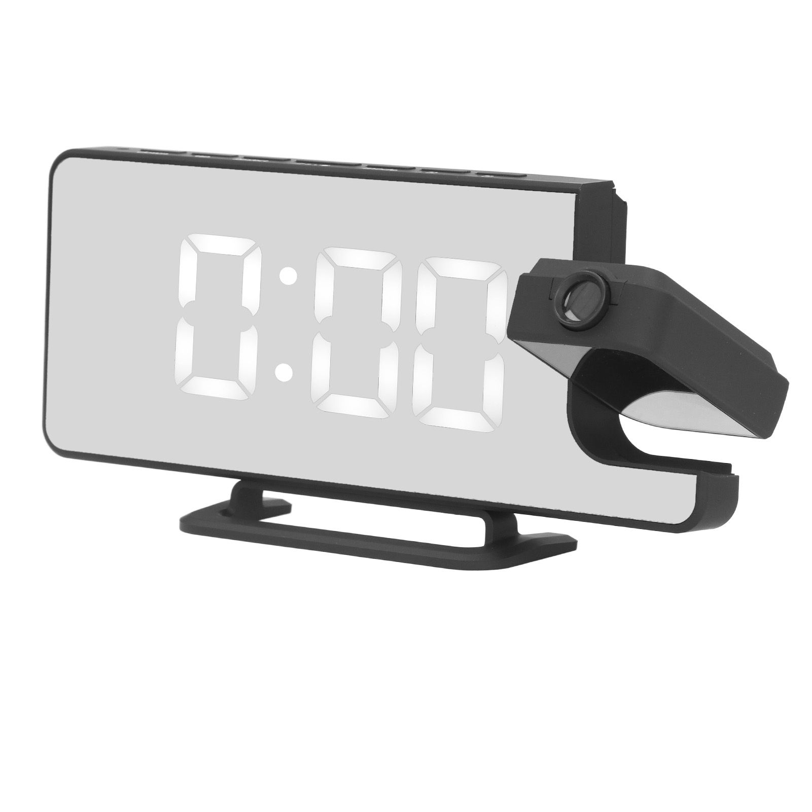 Projection Alarm Clock LED Digital Mirror Alarm Clock Rechargeable 6 Gear view 10