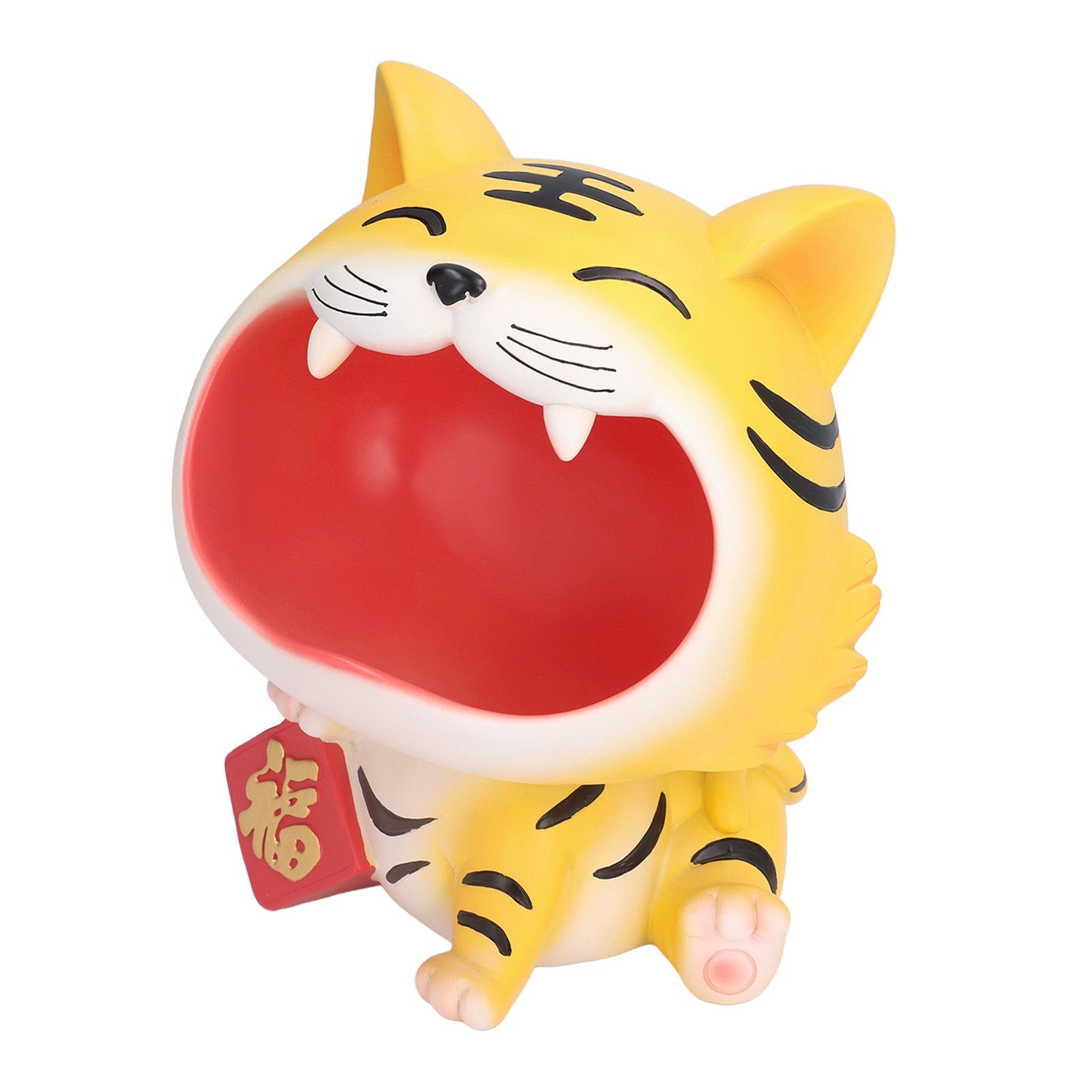 Resin Animal Storage Decoration Big Mouth Animal Statue Key Holder for Living view 3