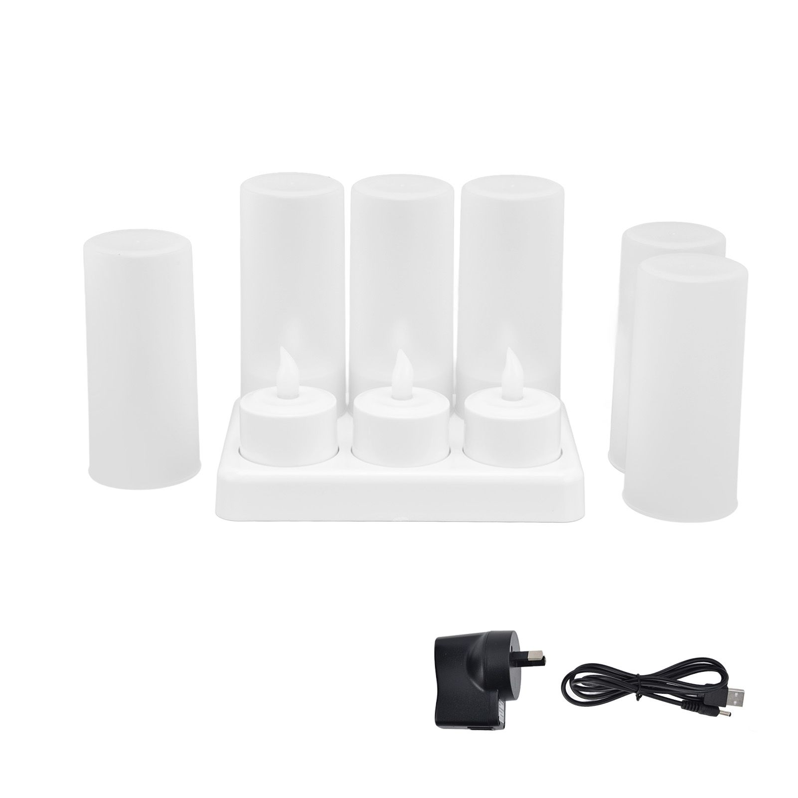 Candle Light Warm White Light LED Tea Light for Wedding Party Table Dining — image 1