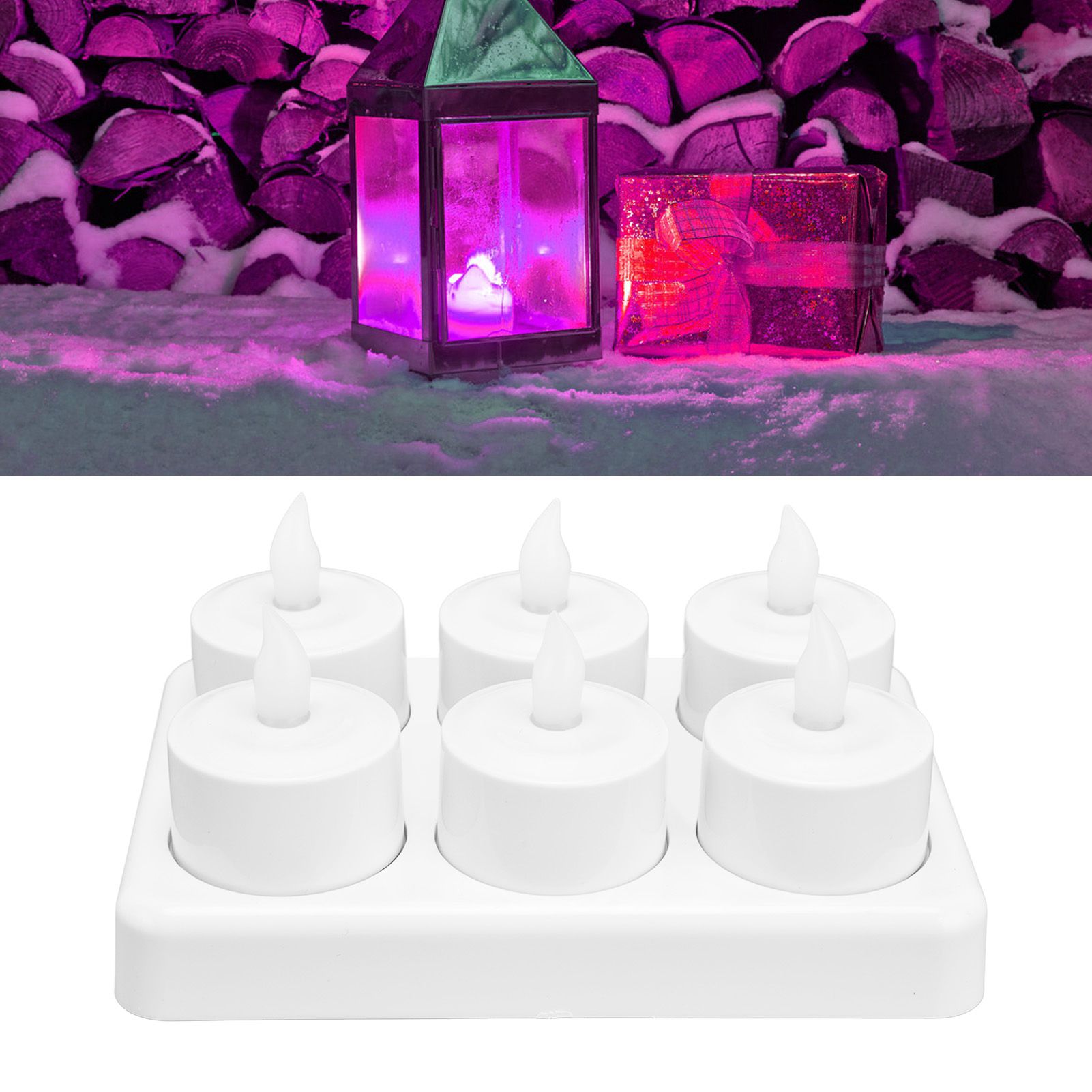 Candle Light Warm White Light LED Tea Light for Wedding Party Table Dining view 11