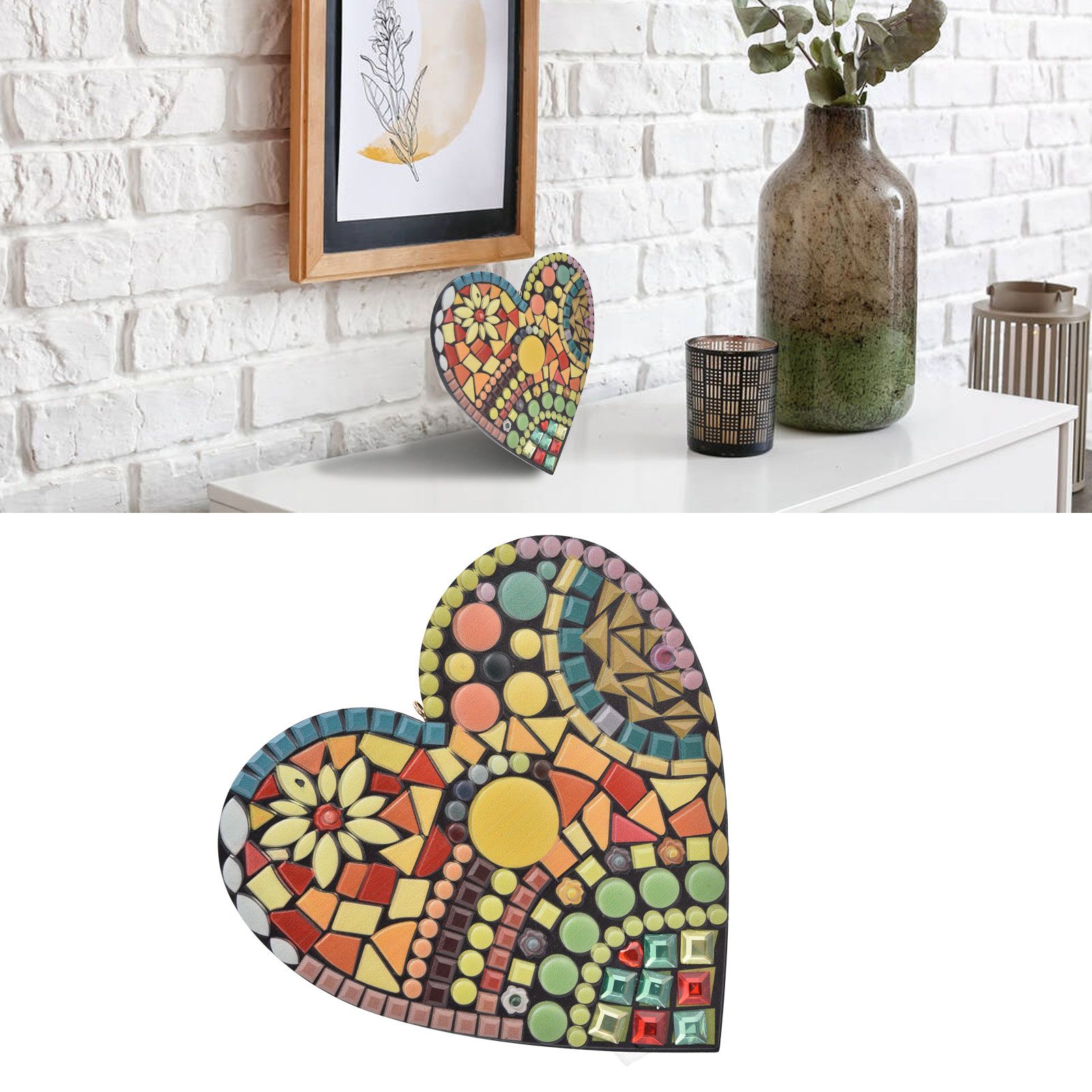 Love Decoration Resin Craftsmanship Unique Colorful Love Hoisting Home view 11