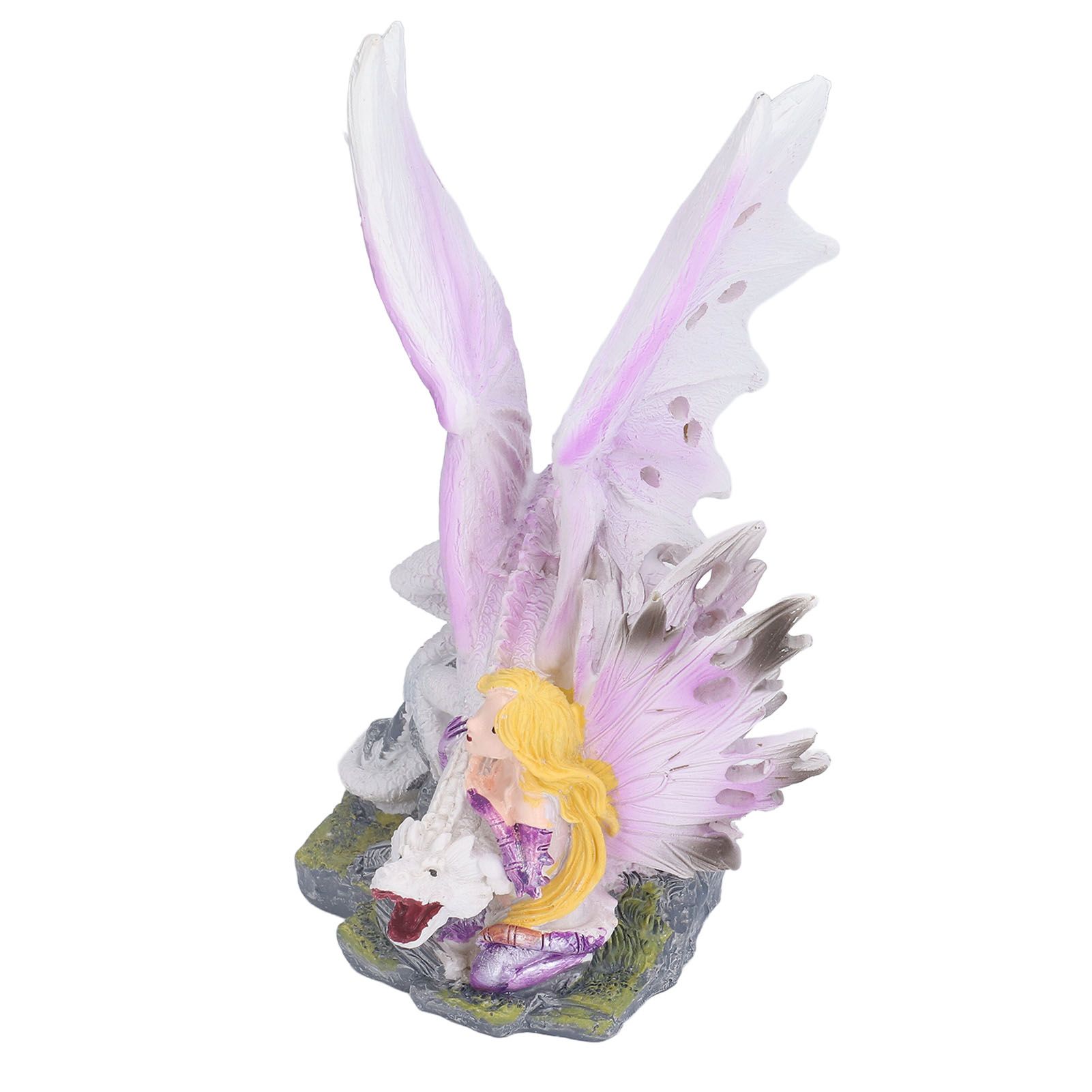 Dragon Girl Desktop Ornament Standing Sculpture Resin Bedroom Decoration view 4