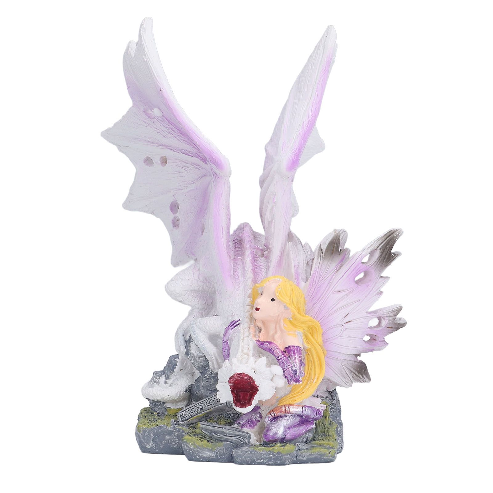 Dragon Girl Desktop Ornament Standing Sculpture Resin Bedroom Decoration view 7