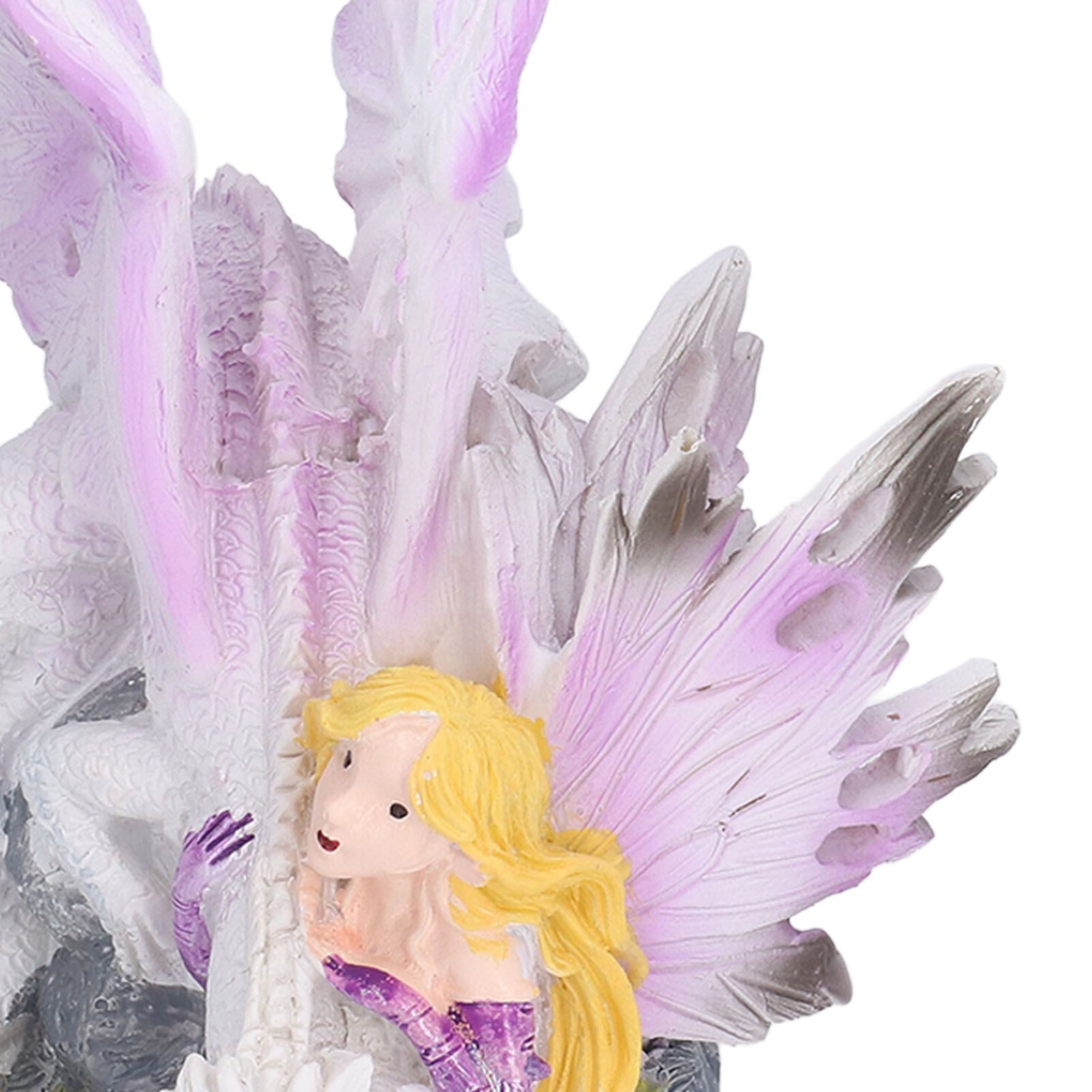 Dragon Girl Desktop Ornament Standing Sculpture Resin Bedroom Decoration view 13