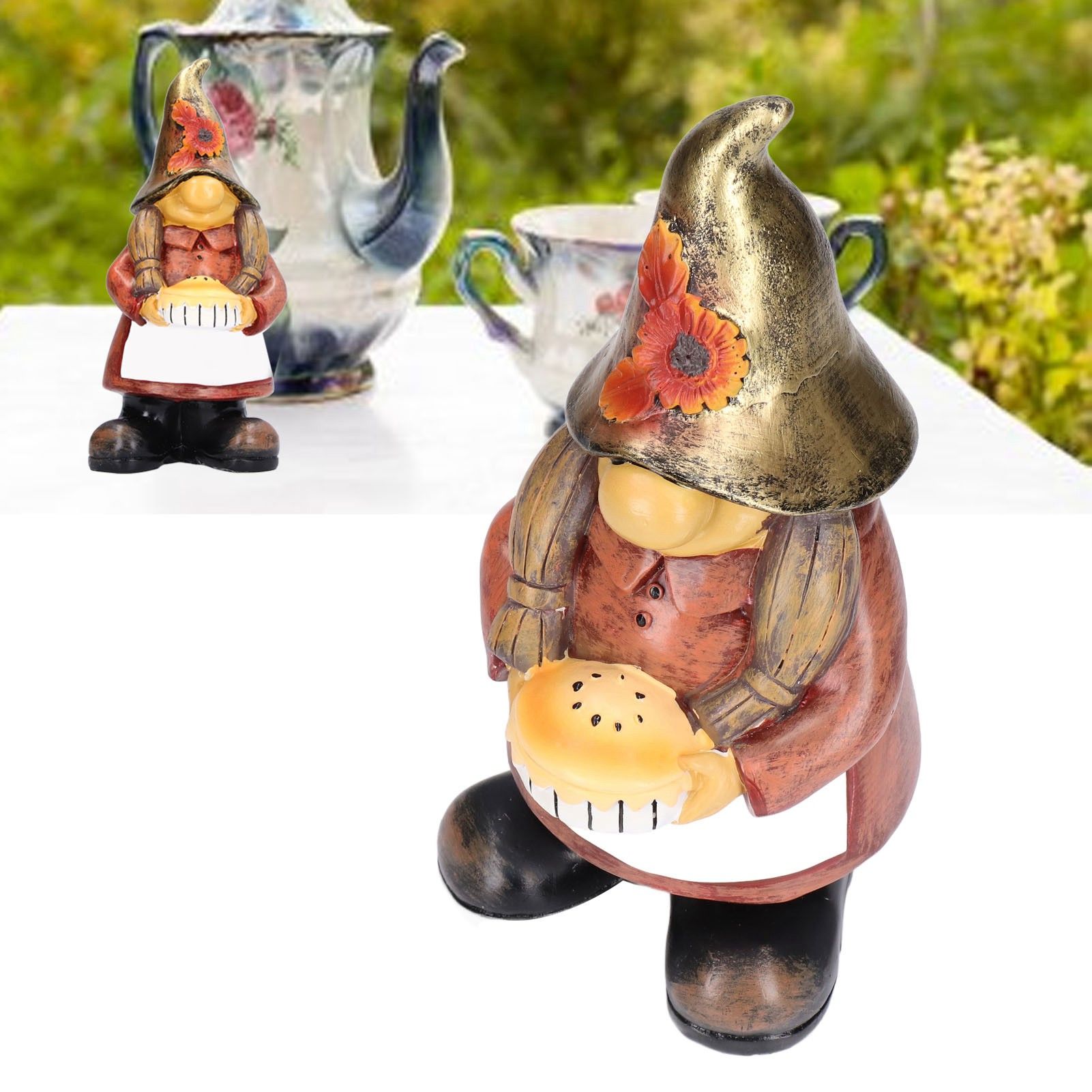 Garden Gnomes Statues Cute Appearance Rustproof Colorful Lawn Gnomes Ornaments view 12