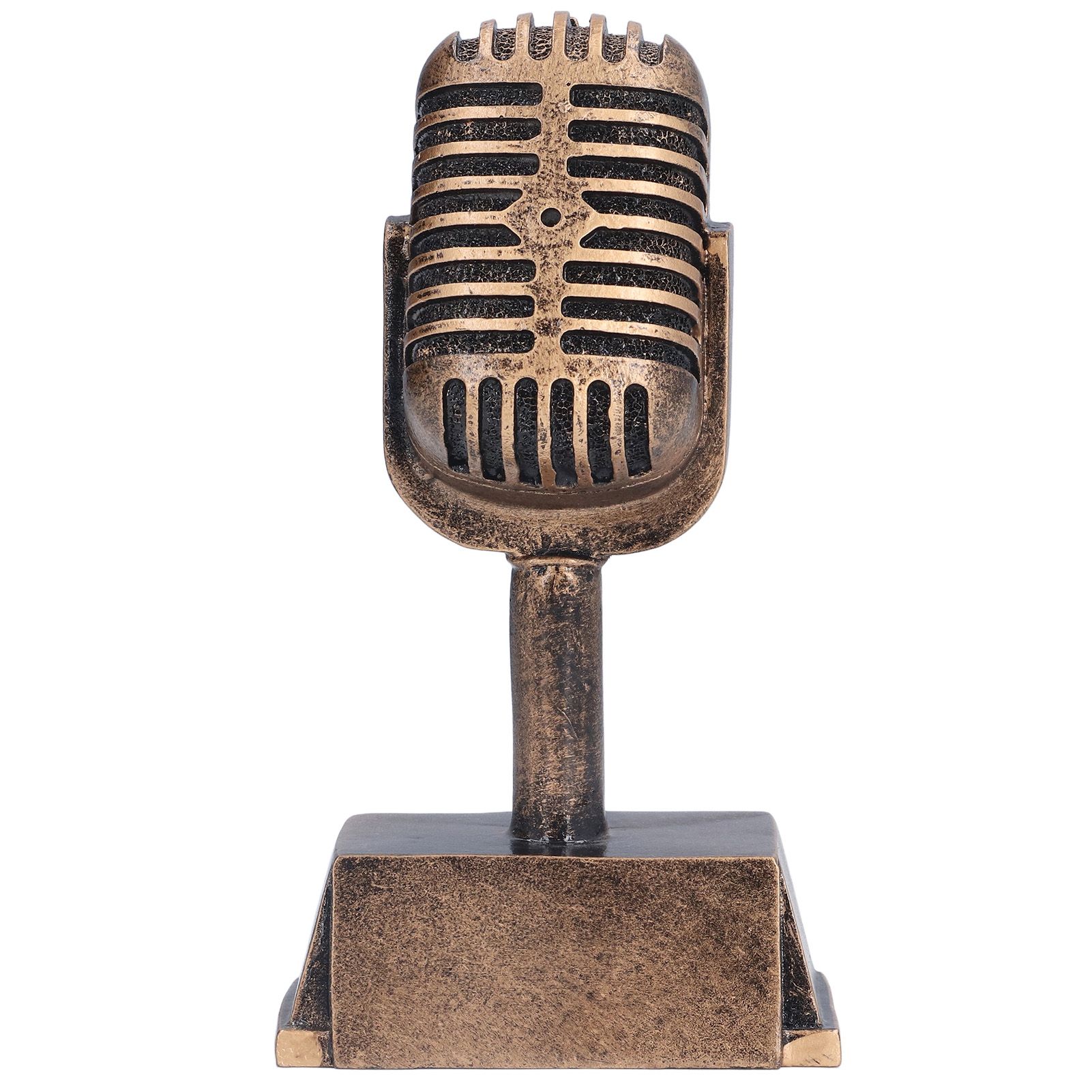 Music Award Trophy Synthetic Resin Decorative Microphone Tabletop Ornament for view 5