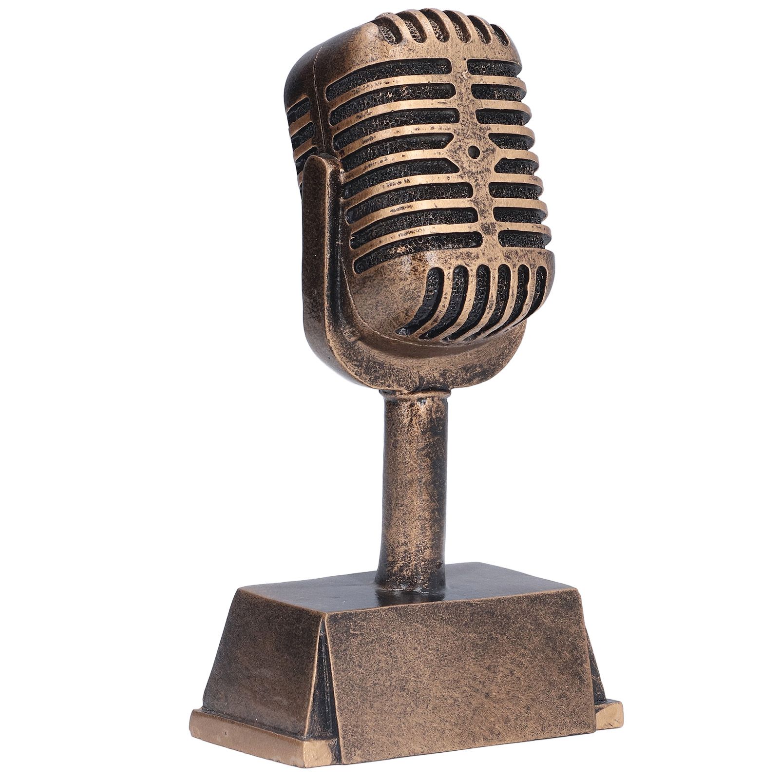 Music Award Trophy Synthetic Resin Decorative Microphone Tabletop Ornament for view 6
