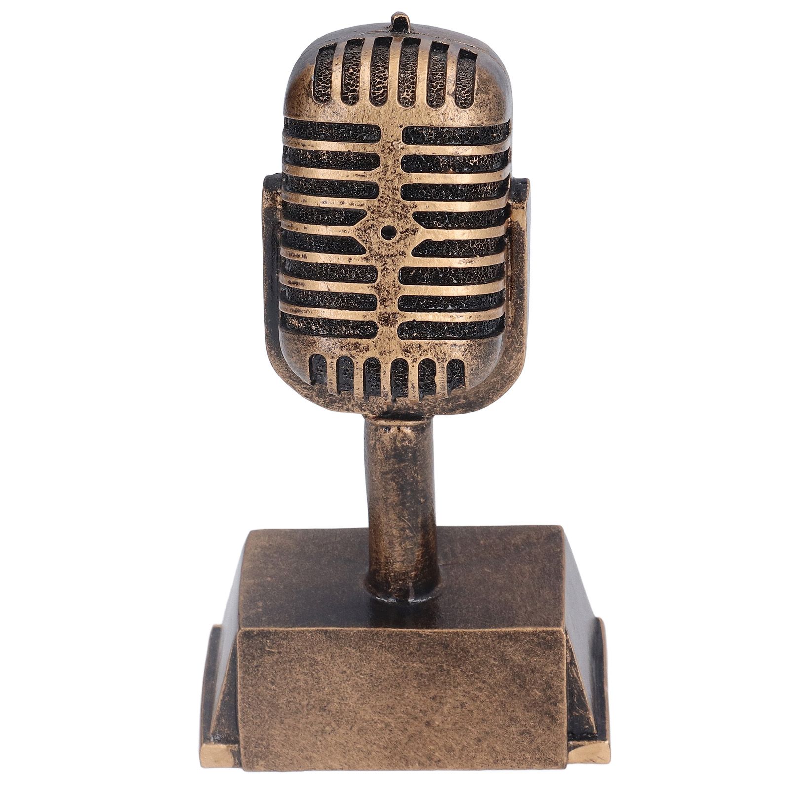 Music Award Trophy Synthetic Resin Decorative Microphone Tabletop Ornament for view 7