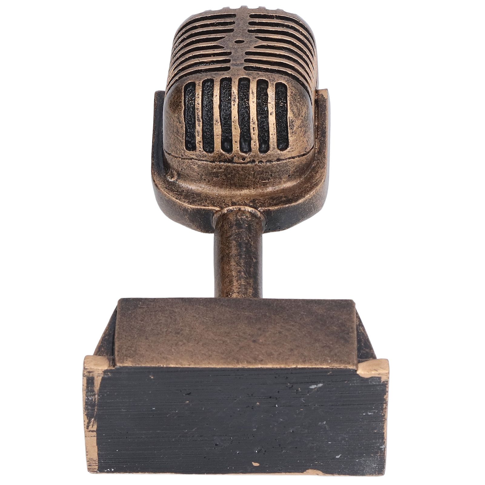 Music Award Trophy Synthetic Resin Decorative Microphone Tabletop Ornament for view 10