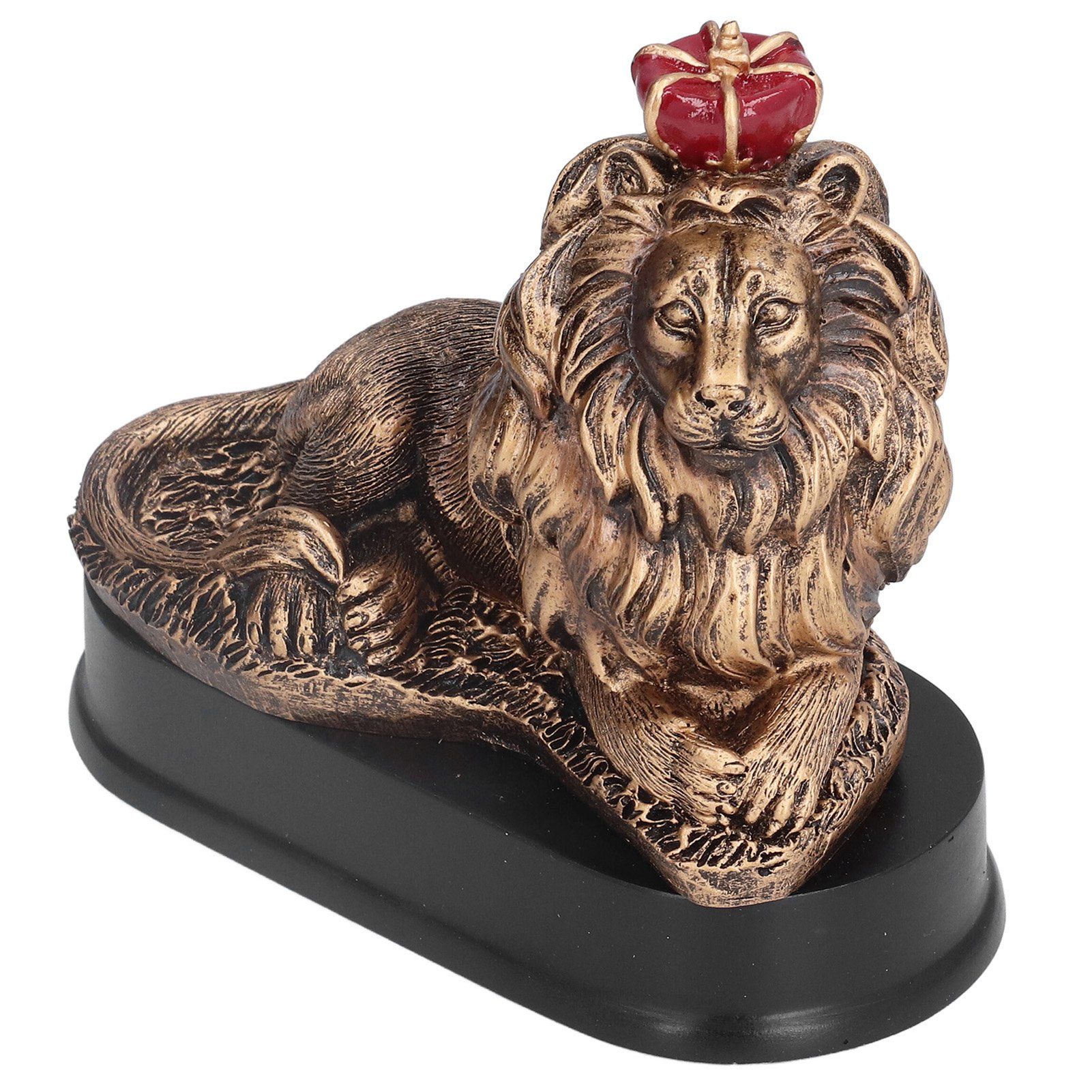 Lion Sculpture Decorative Lion Resin Statue for Home Decoration Farm Living view 2