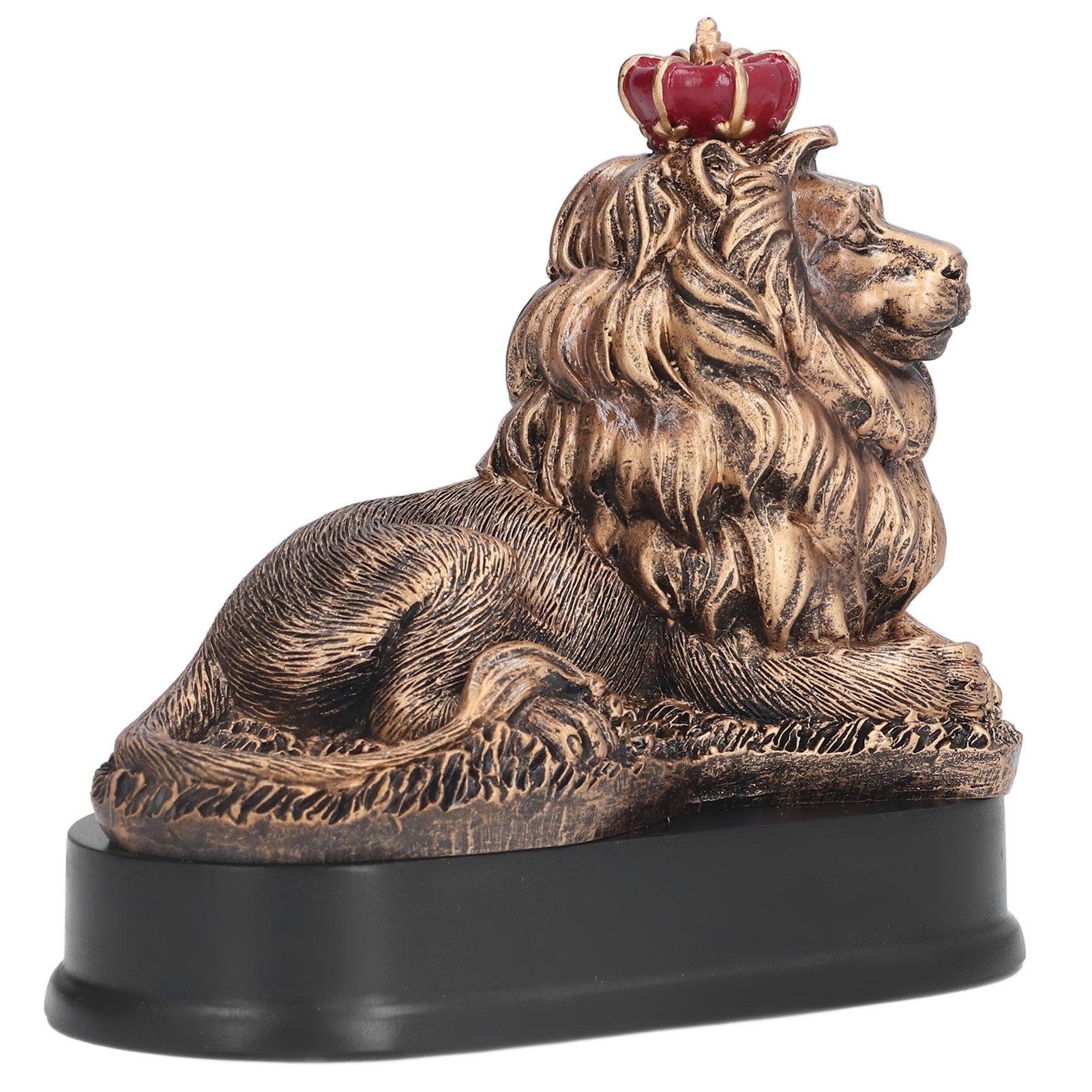 Lion Sculpture Decorative Lion Resin Statue for Home Decoration Farm Living view 4