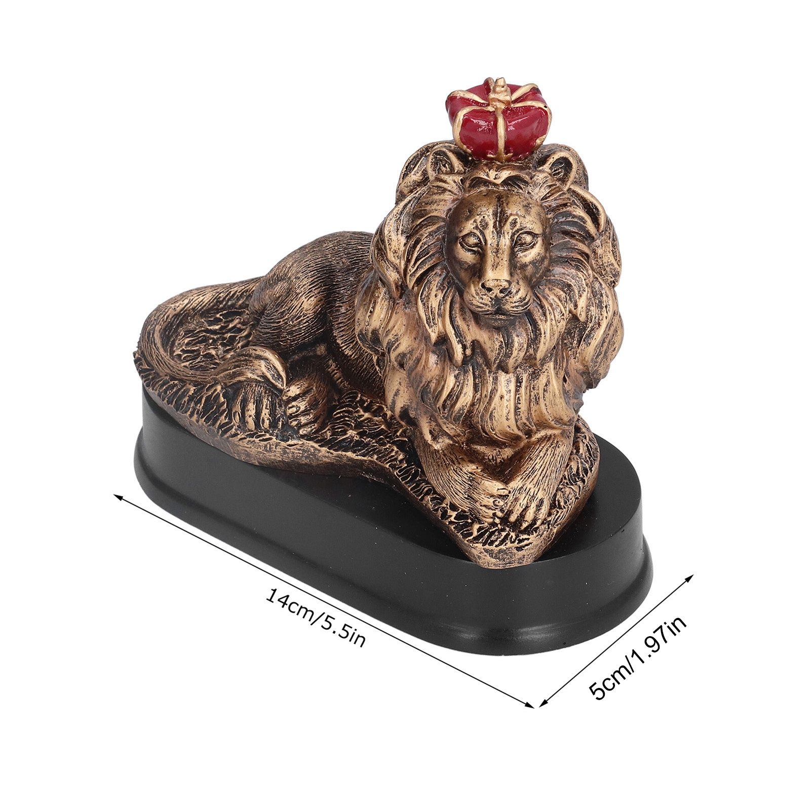 Lion Sculpture Decorative Lion Resin Statue for Home Decoration Farm Living view 13