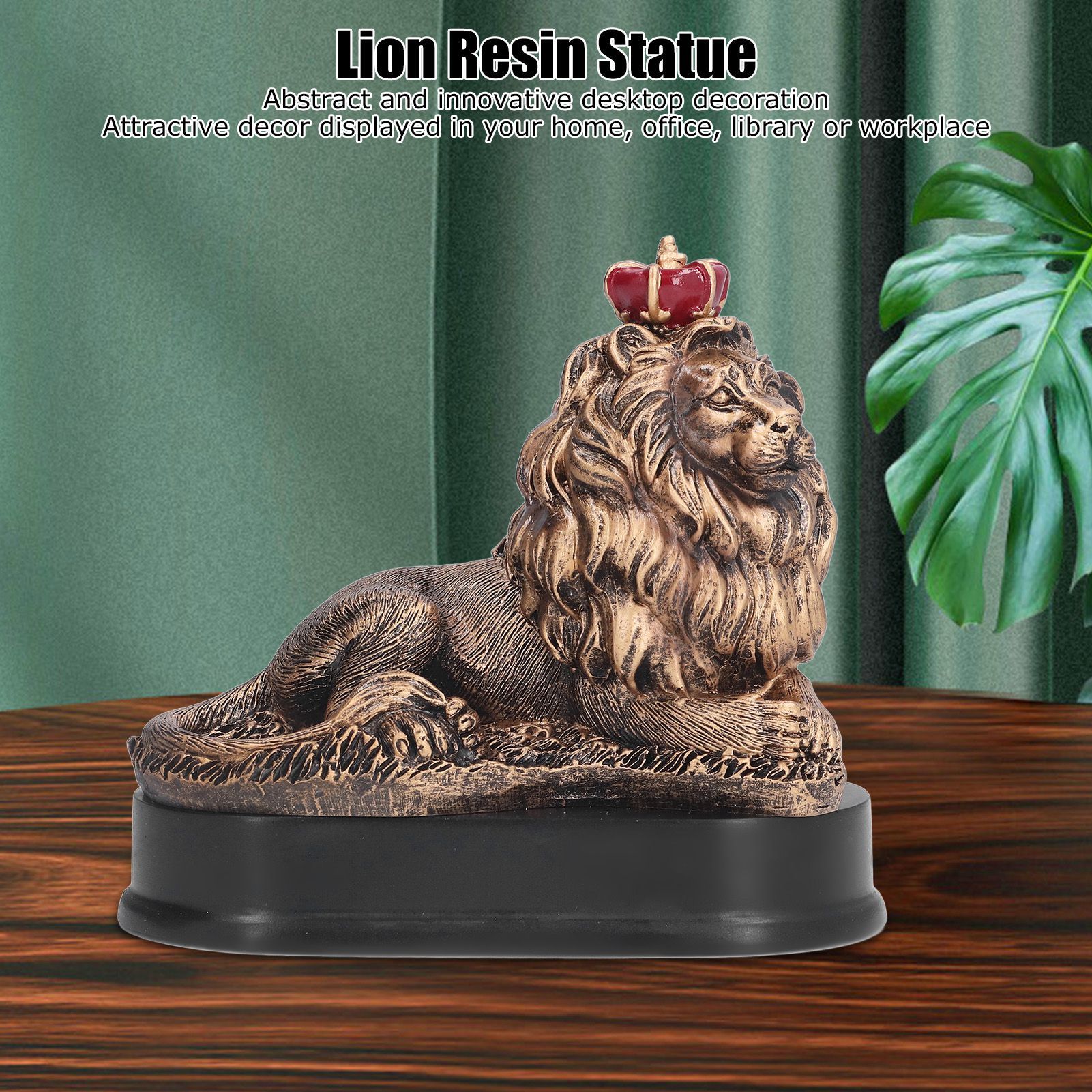 Lion Sculpture Decorative Lion Resin Statue for Home Decoration Farm Living view 15