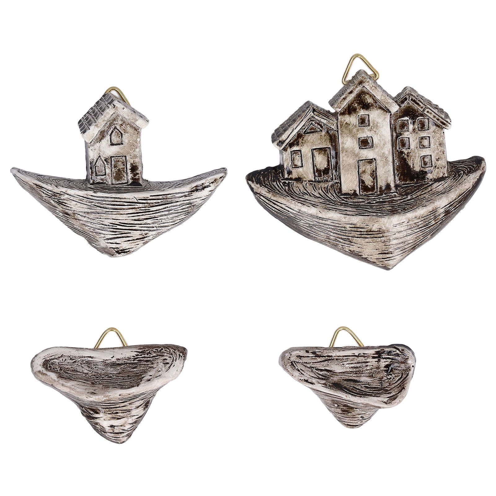 Resin Micro Landscape Small House Decoration Lifelike Shape Fish Aquarium view 10