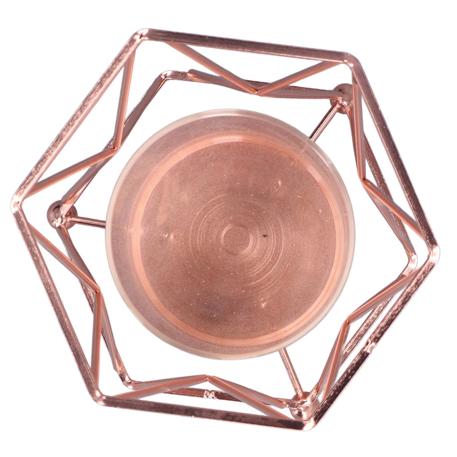 Plant Vase with Wrought Iron Flower Stand Transparent Glass Flower Pot view 13