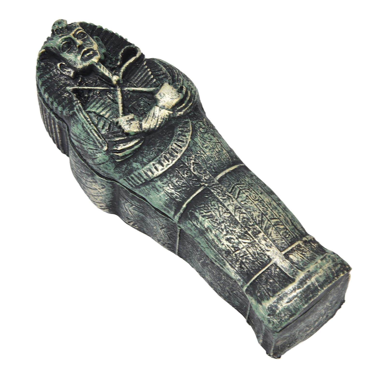 Mummy Coffin Decorations Aquarium Fish Tank Ornaments Landscape Skull Resin view 7
