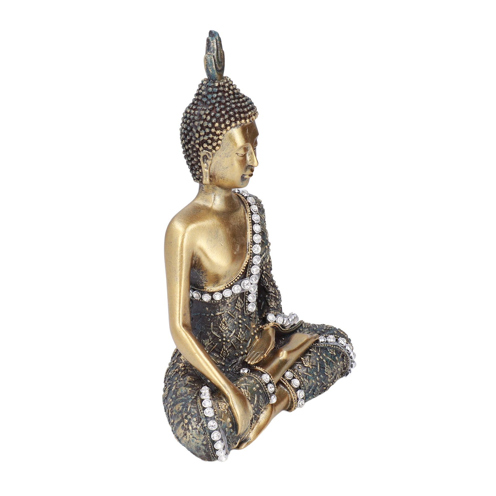 Buddha Ornament Resin Retro Small Decorative Desktop Sitting Buddha Statue for view 6