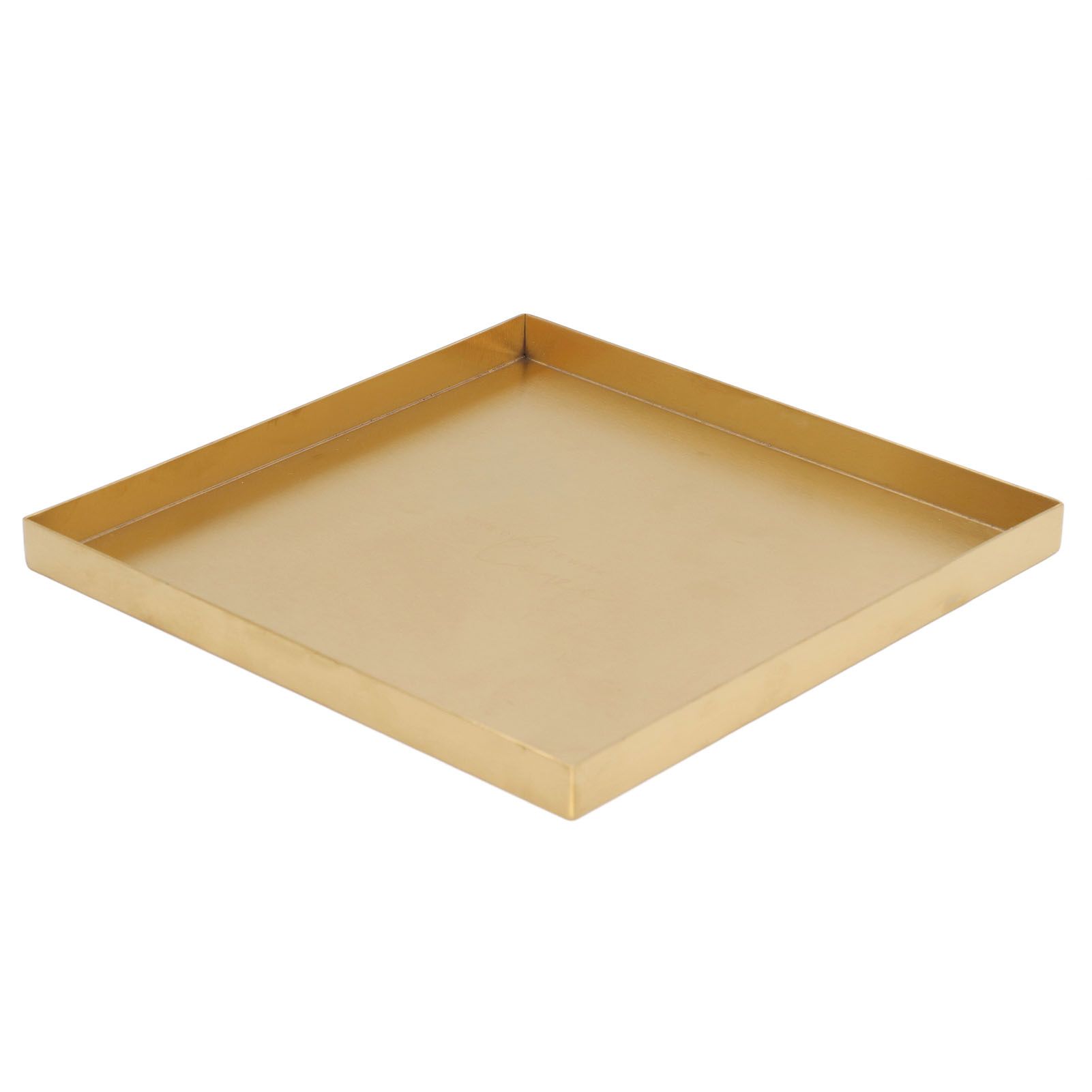 Gold Stainless Steel Tray Decorative Jewelry Dish Makeup Tray Organizer for view 5