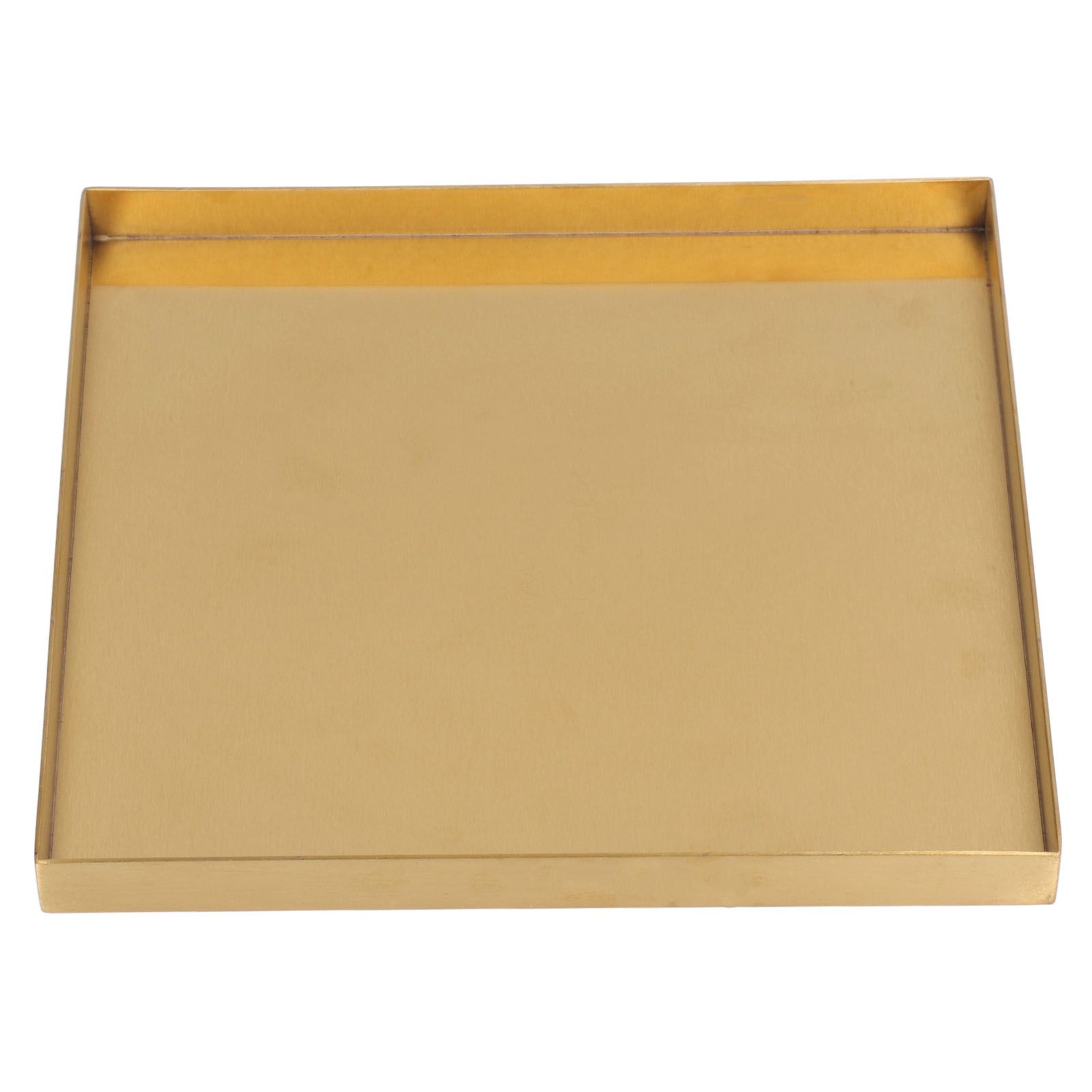 Gold Stainless Steel Tray Decorative Jewelry Dish Makeup Tray Organizer for view 8