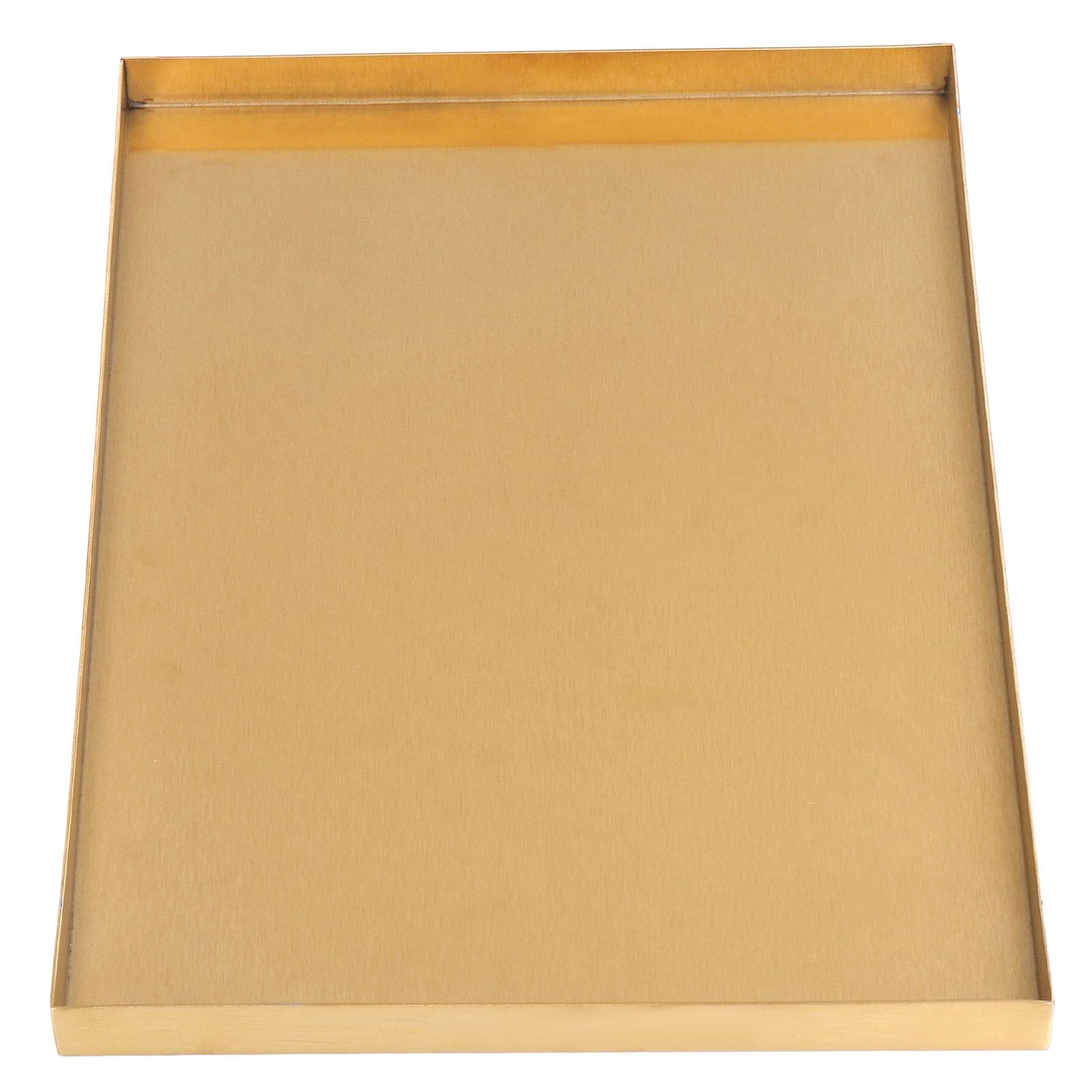 Modern Metal Gold Plate Rectangle Storage Tray Cosmetic Jewelry Display view 4