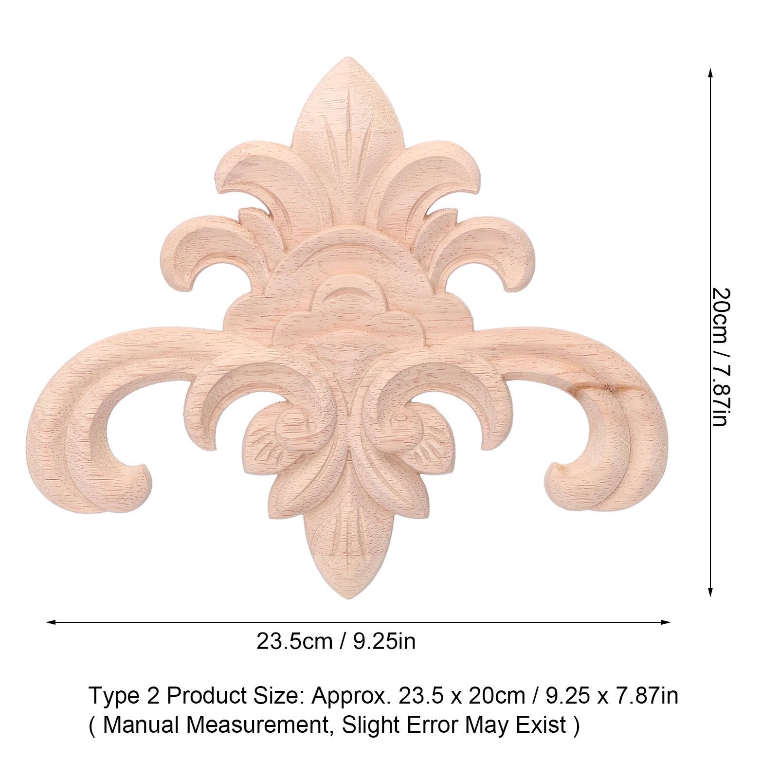 Wood Applique Easy Installation Durable Natural Eco Friendly Classic Exquisite view 13