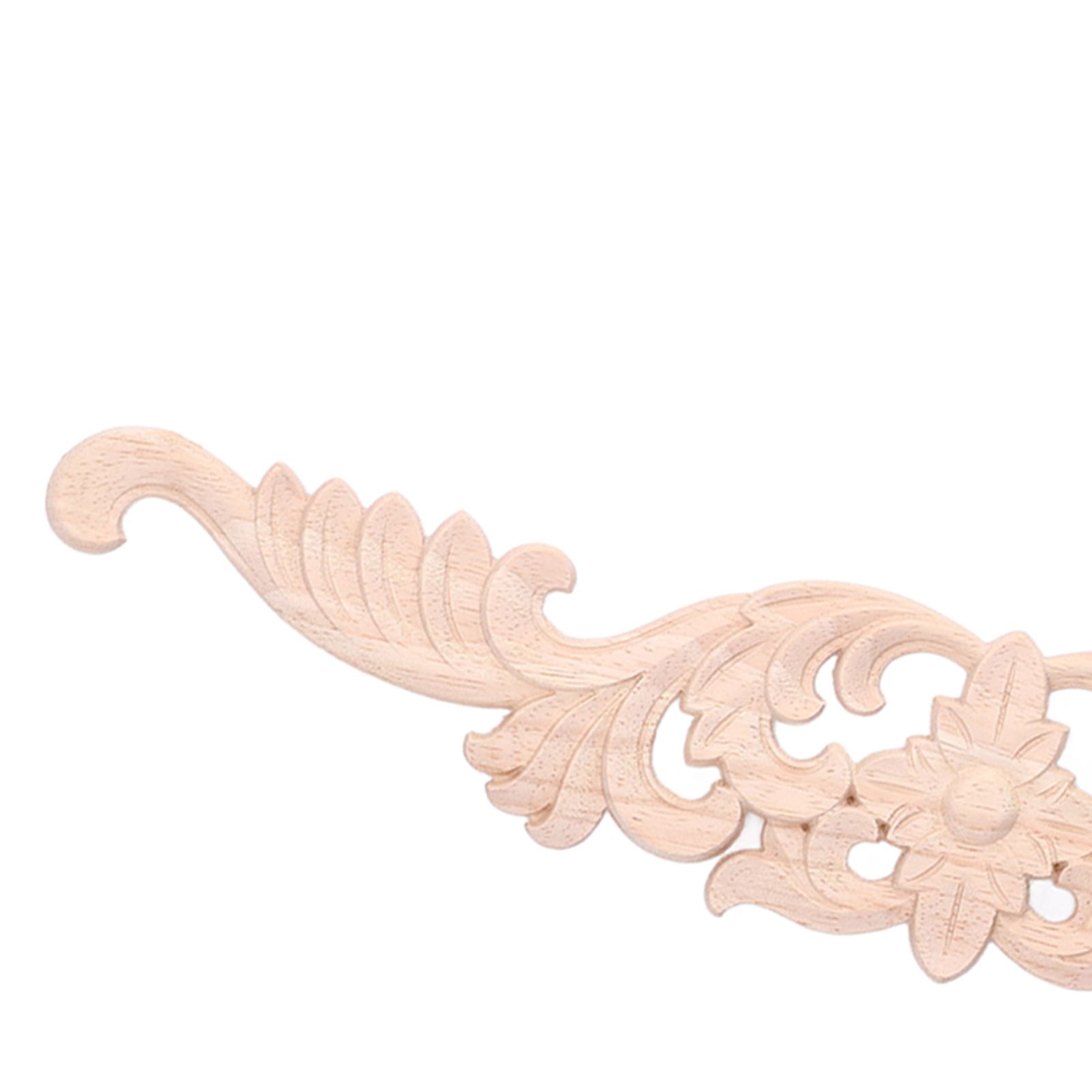 Wood Carved Applique Corner Frame Applique Eco Friendly Cabinet Furniture view 14