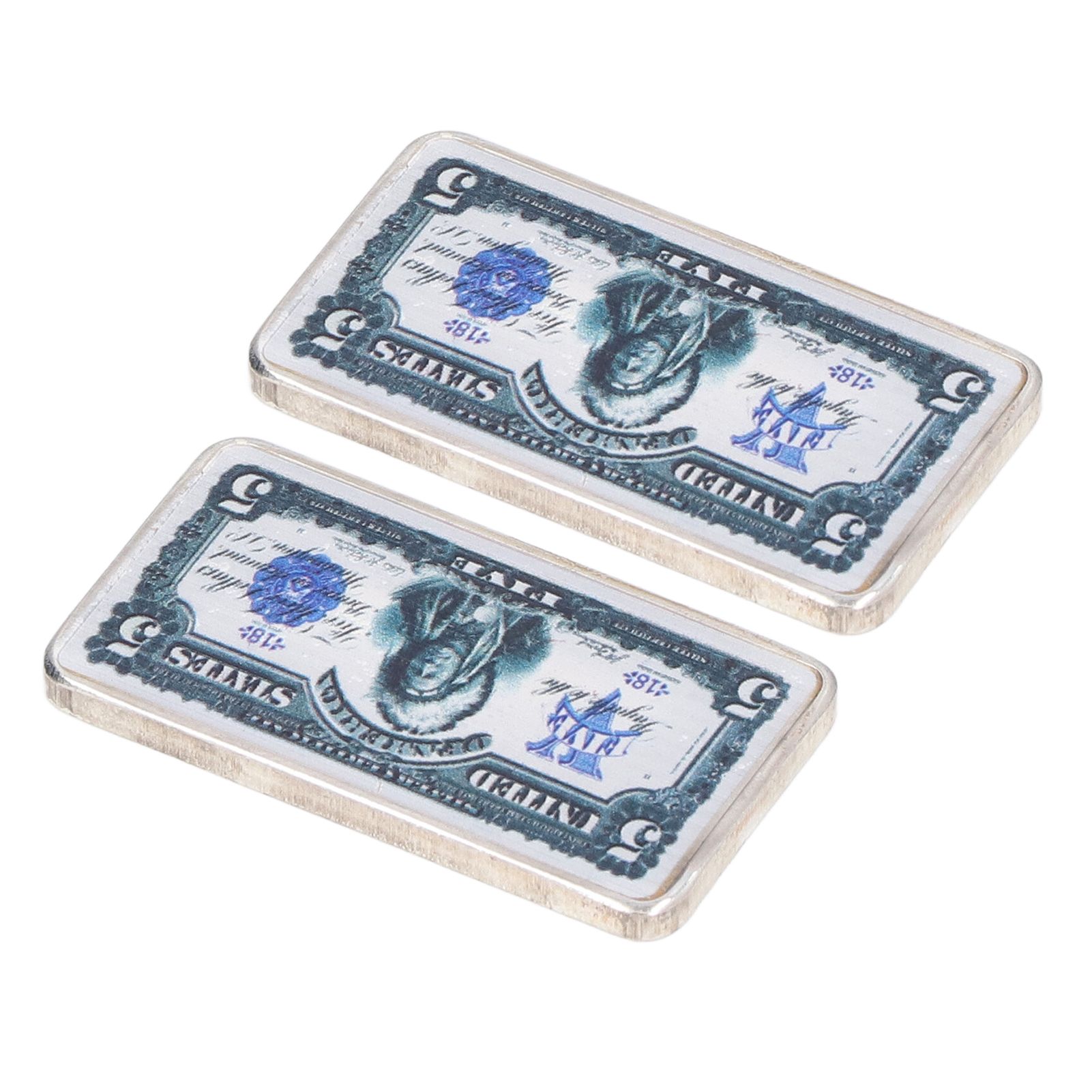 2Pcs Commemorative Coins Coin Collection 5 US Dollars Patter Fine Workmanship view 7