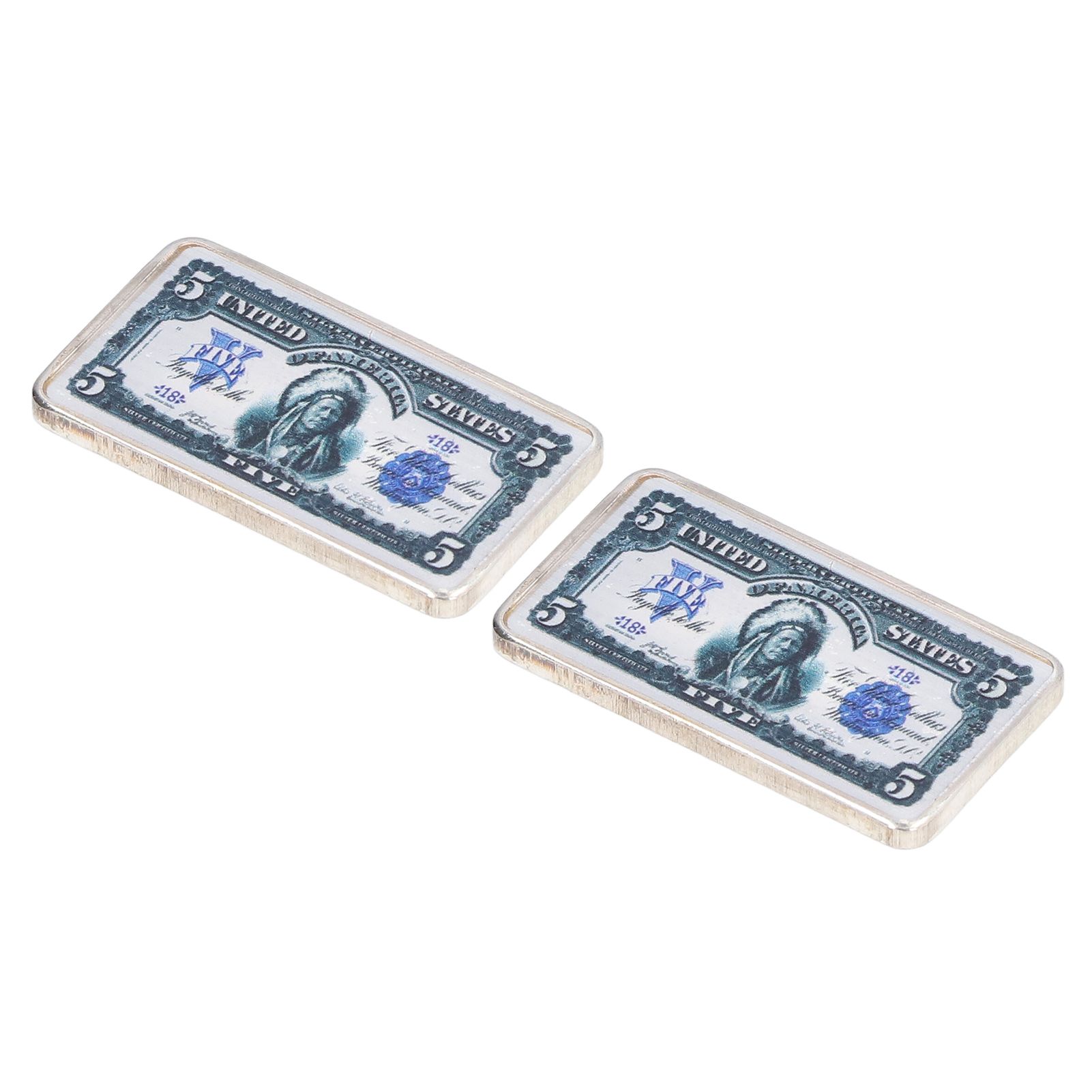 2Pcs Commemorative Coins Coin Collection 5 US Dollars Patter Fine Workmanship view 9