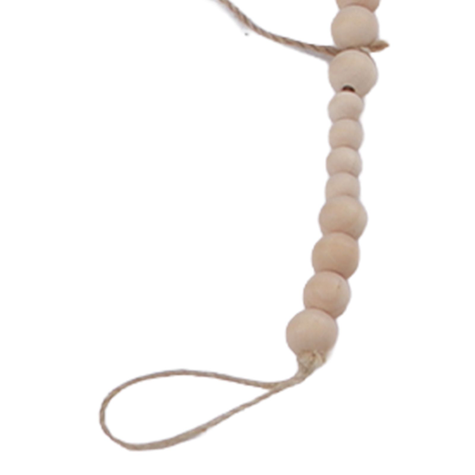 Wooden Beads Photo Display Multipurpose Simple Design Anti Friction Hanging view 13