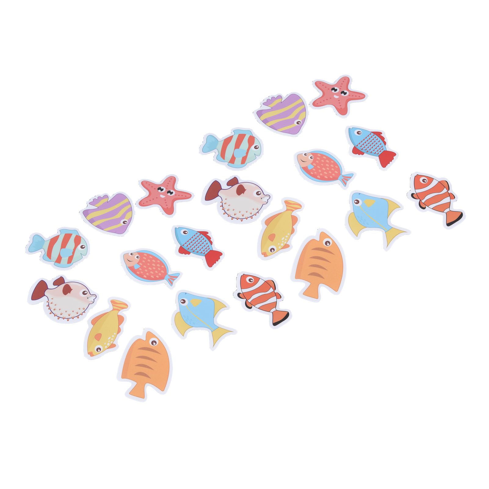 2 Sets Nonslip Bathtub Stickers Matte Colorful Fish Self Adhesive Waterproof view 7