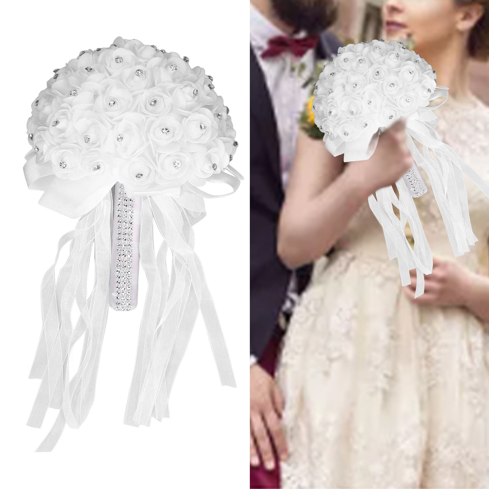 Holding Flower Simulation Design Environmentally Friendly Odorless Romantic view 11