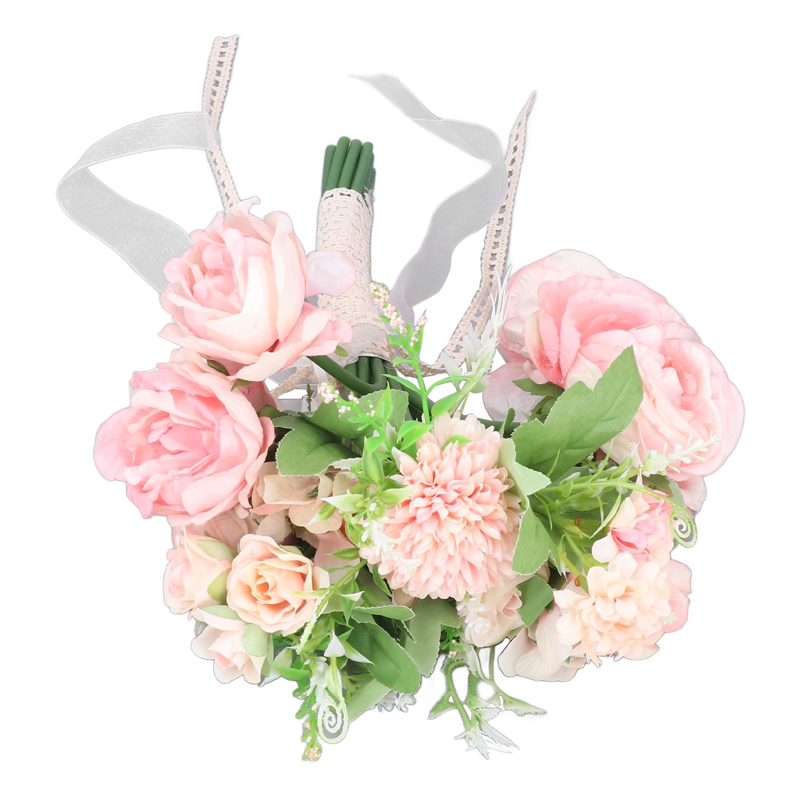 Wedding Bouquet Fake Rose Flower Holding Bunch for Decoration Photography Art view 4