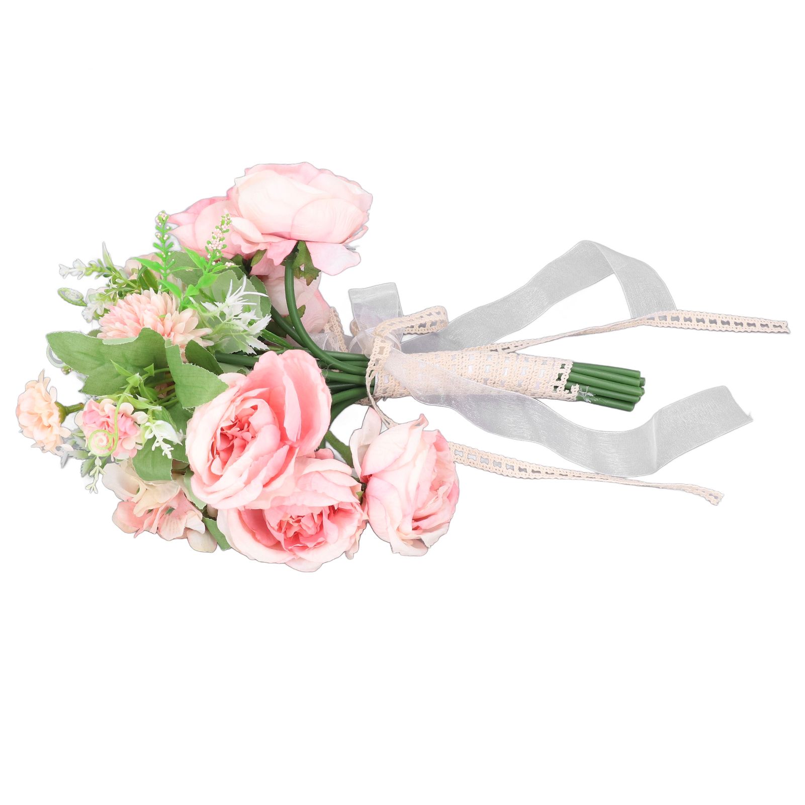 Wedding Bouquet Fake Rose Flower Holding Bunch for Decoration Photography Art view 9
