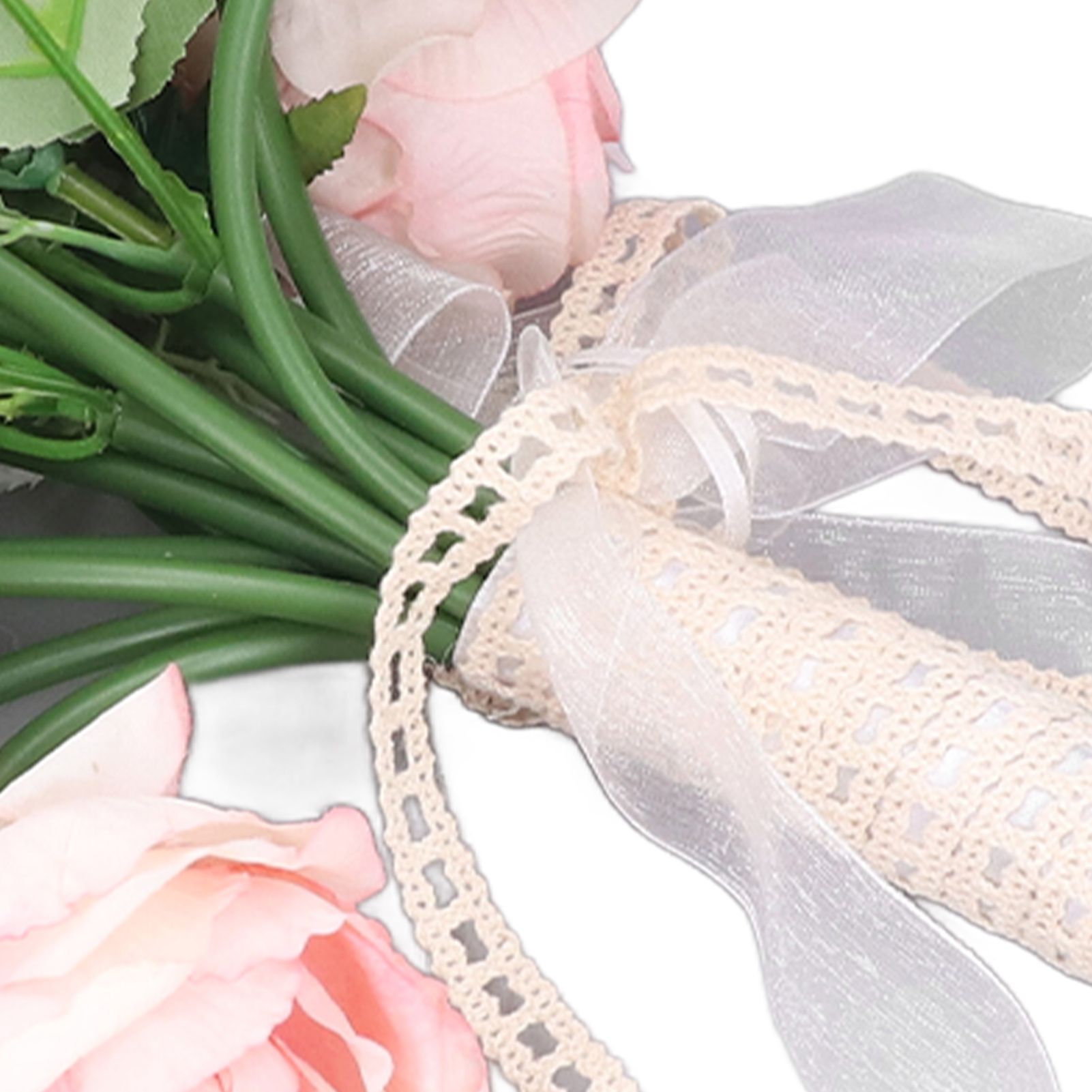 Wedding Bouquet Fake Rose Flower Holding Bunch for Decoration Photography Art view 14