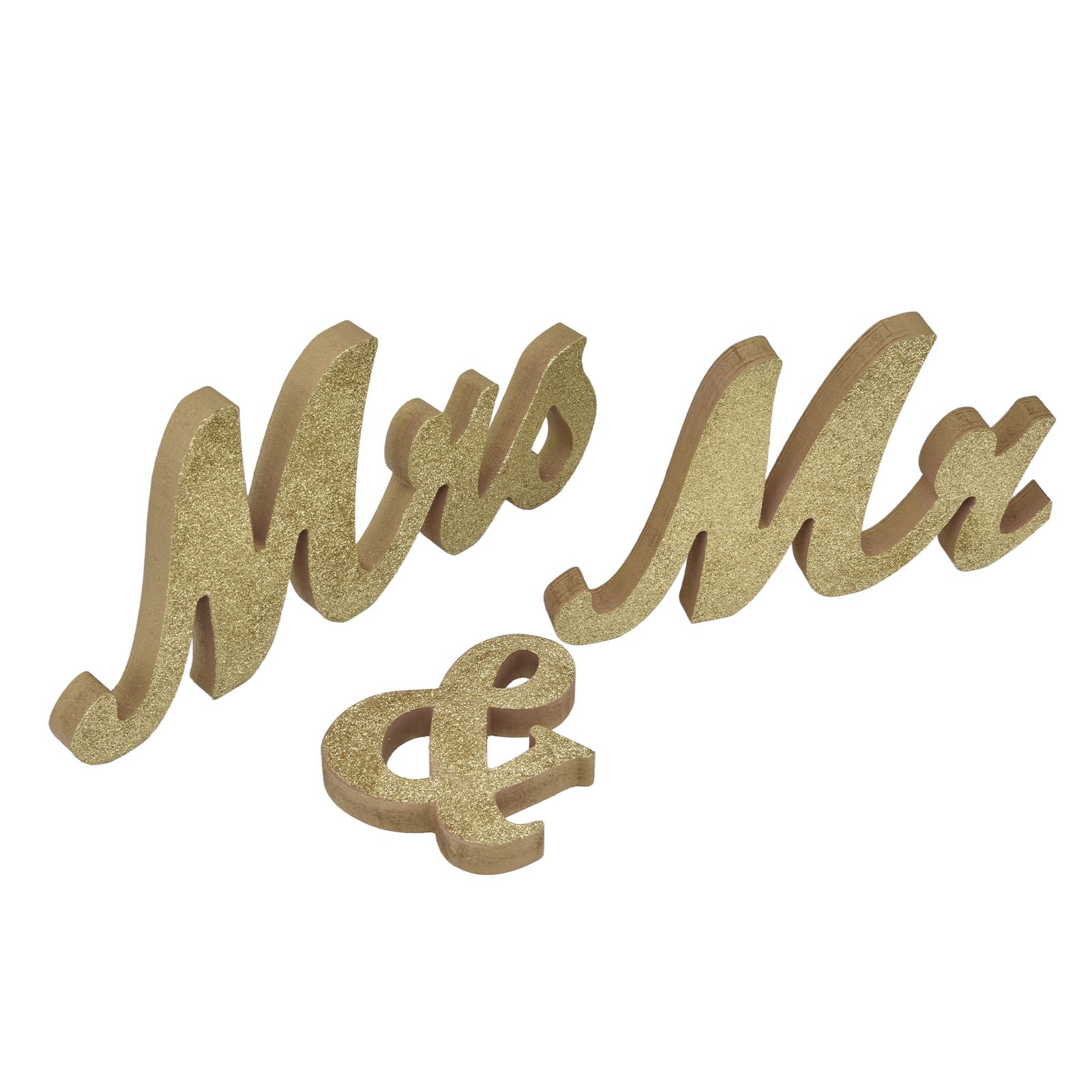 Mr Mrs Sign Wedding Table Decorations English Letter Ornament Props for view 2